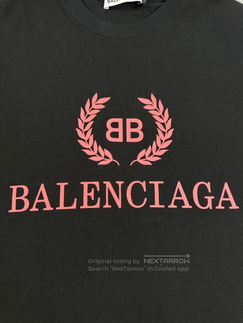 Balenciaga Balenciaga Black and Pink Wheat Short Sleeve Size US L / EU 52-54 / 3 - 5 Thumbnail