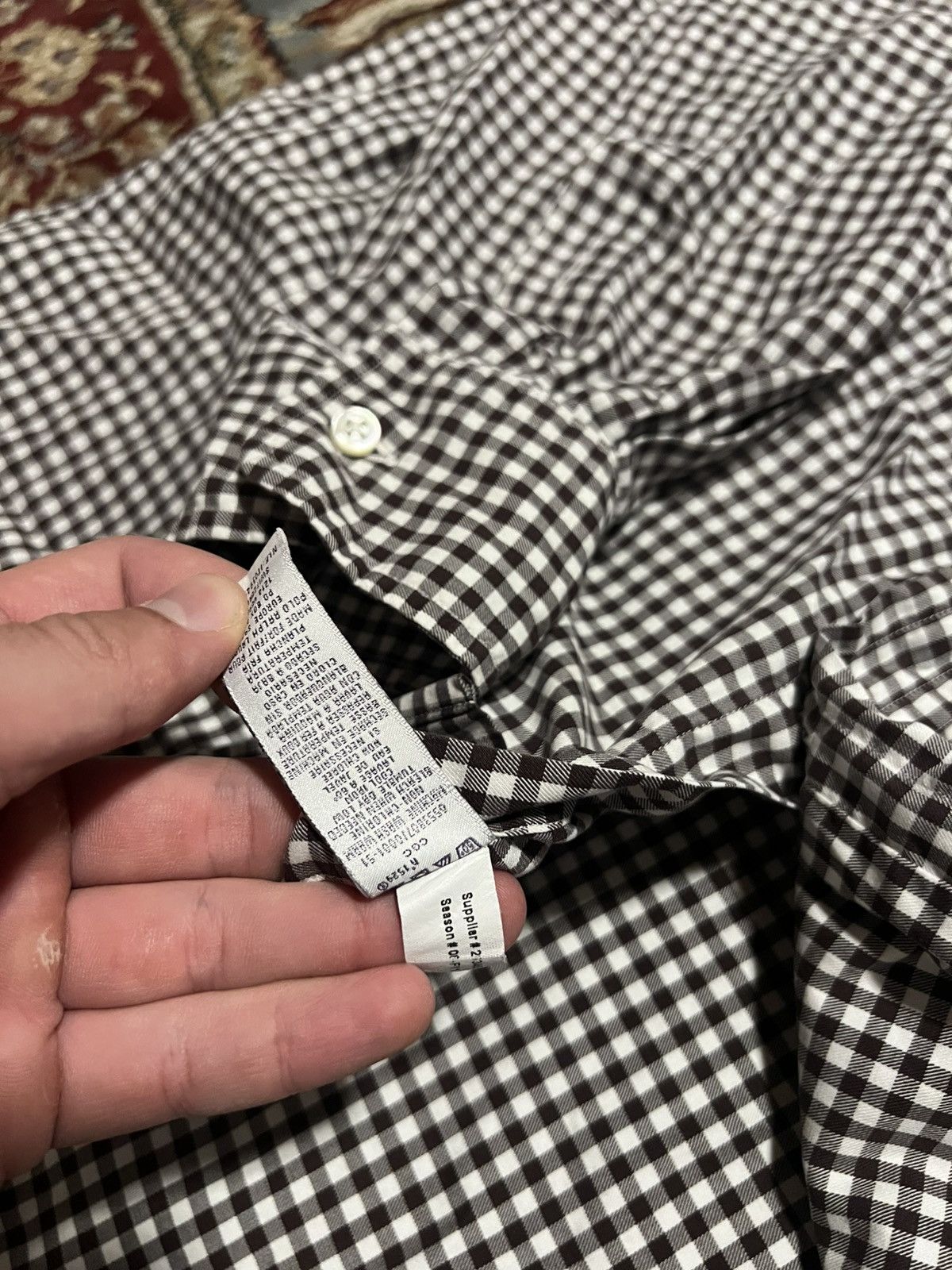 Ralph Lauren Ralph Lauren Purple Laber Italy Luxury Shirt Hype Rare Stree Size US XL / EU 56 / 4 - 11 Thumbnail