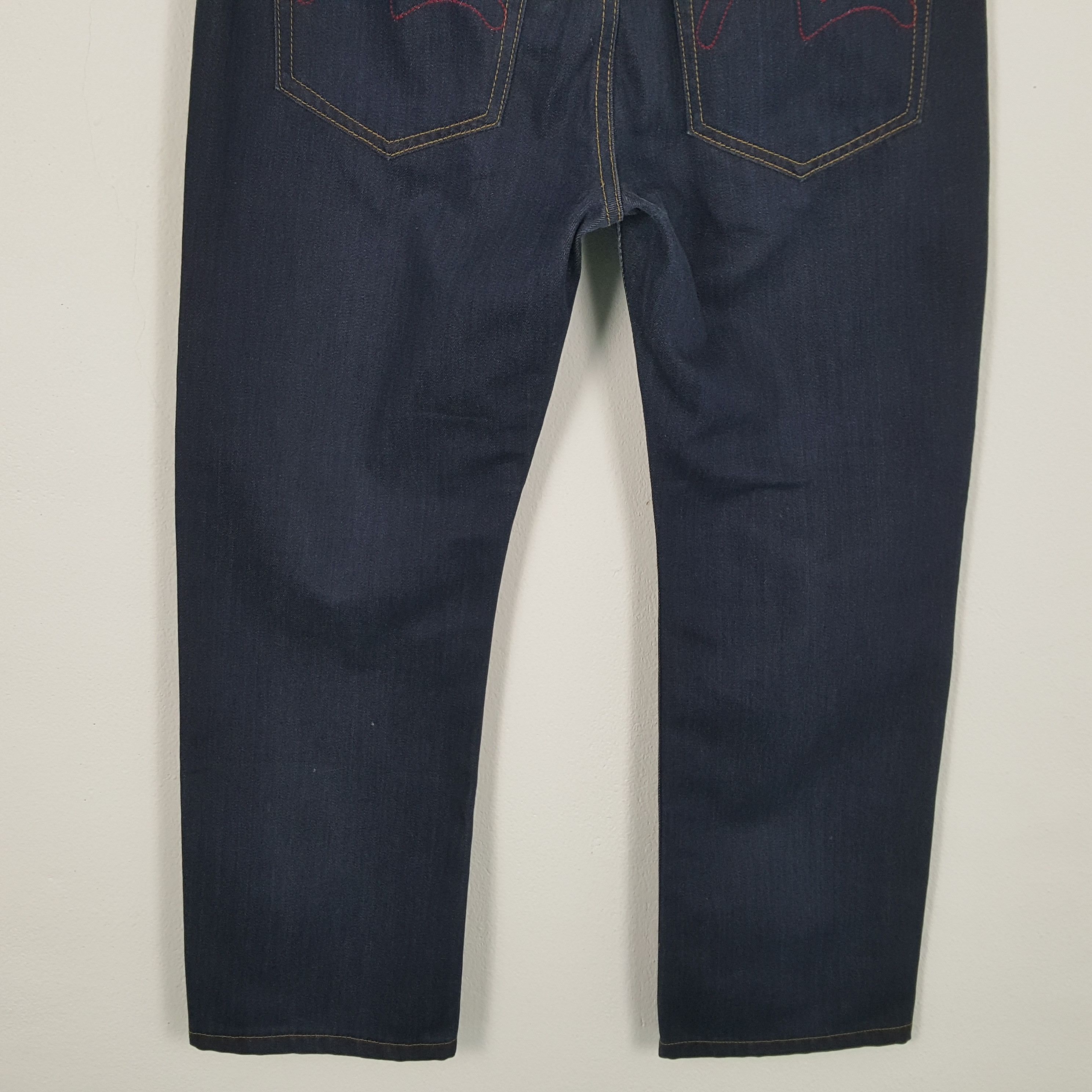 Japanese Brand × Vintage EVISU Japanese Brand Streetwear Custom Daicock Jeans Size US 34 / EU 50 - 6 Thumbnail