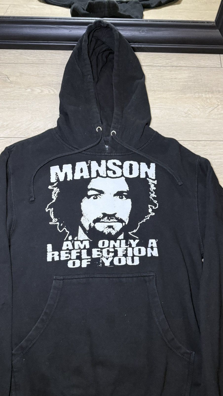 Other Vintage / Y2K Charles Manson Portrait Hoodie Size US S / EU 44-46 / 1 - 2 Thumbnail