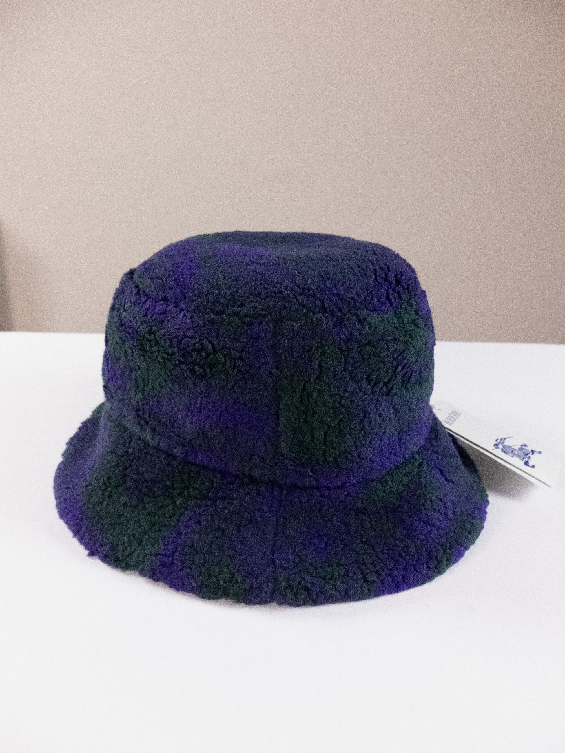Burberry BURBERRY green purple nylon rose reversible bucket hat Size ONE SIZE - 7 Thumbnail