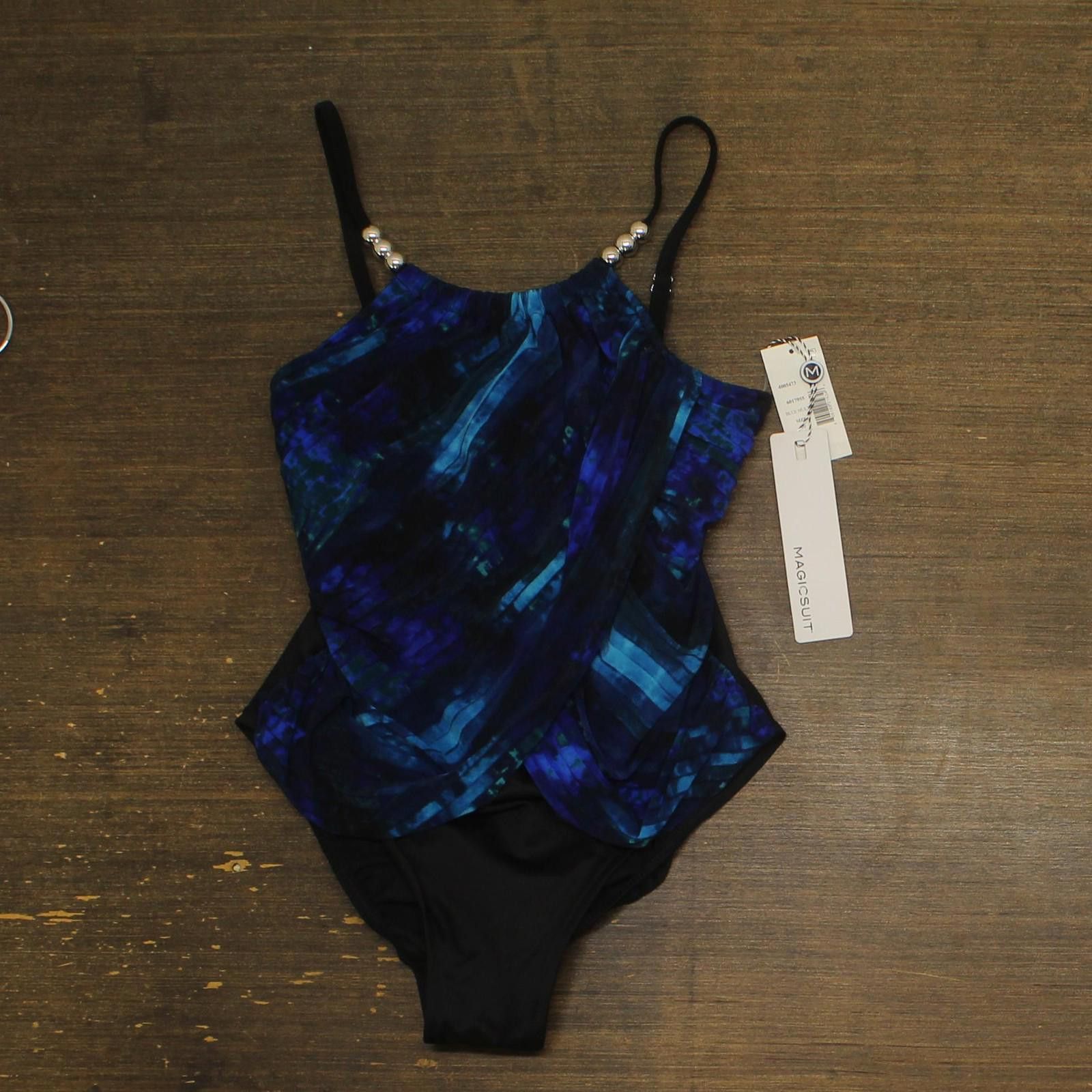 Other Nwt Magicsuit Hazy Daze One-piece Swimsuit 6017955 Blue 10 Size ONE SIZE - 1 Thumbnail