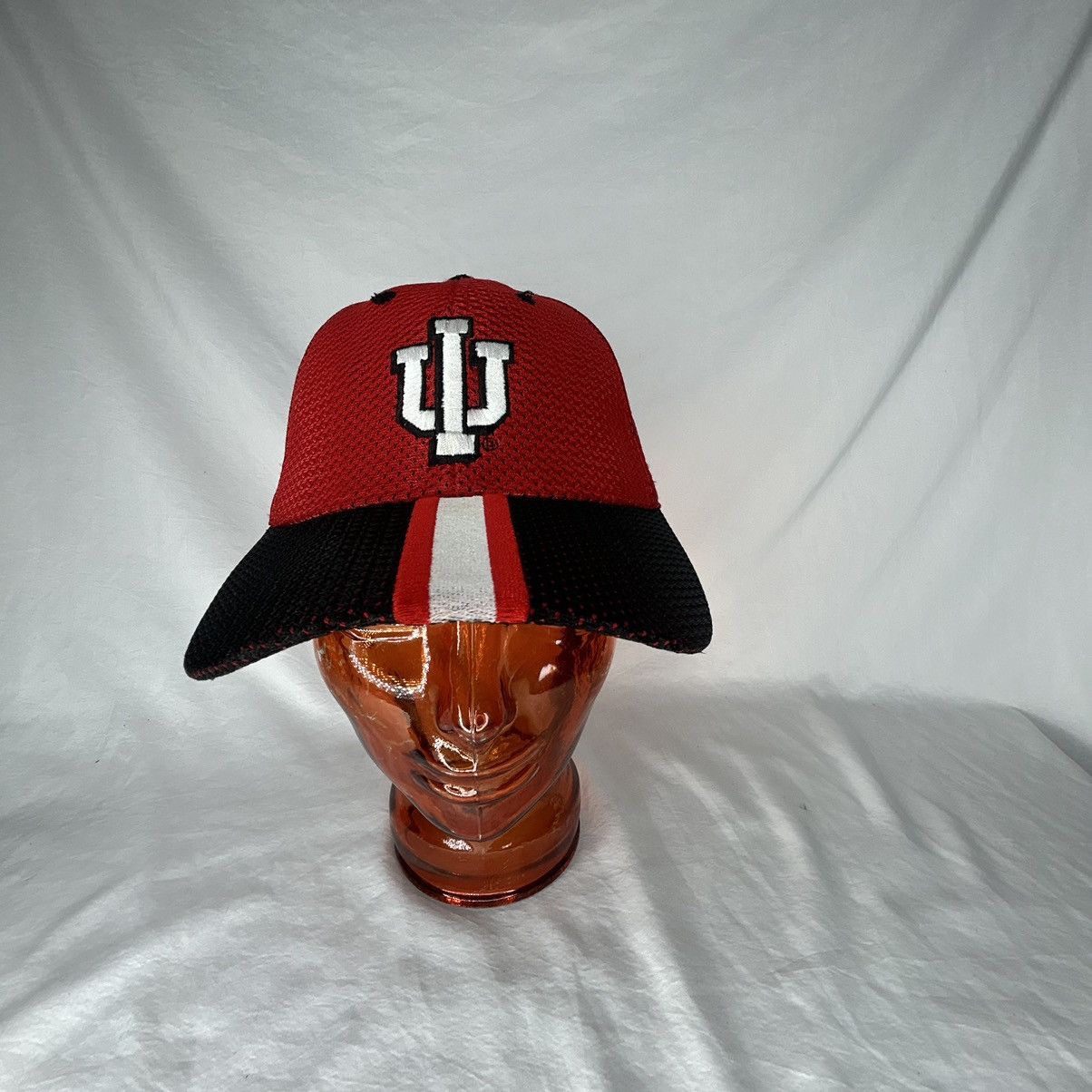 NCAA Vtg Y2K Indiana Hoosiers NCAA Mesh Strapback Cap Hat Size ONE SIZE - 2 Thumbnail