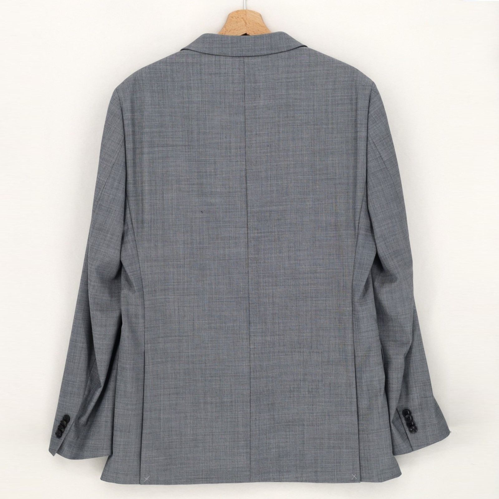 Tommy Hilfiger Tommy Hilfiger Men's Grey Wool Modern Suit Jacket Size 40L Size 40L - 8 Thumbnail