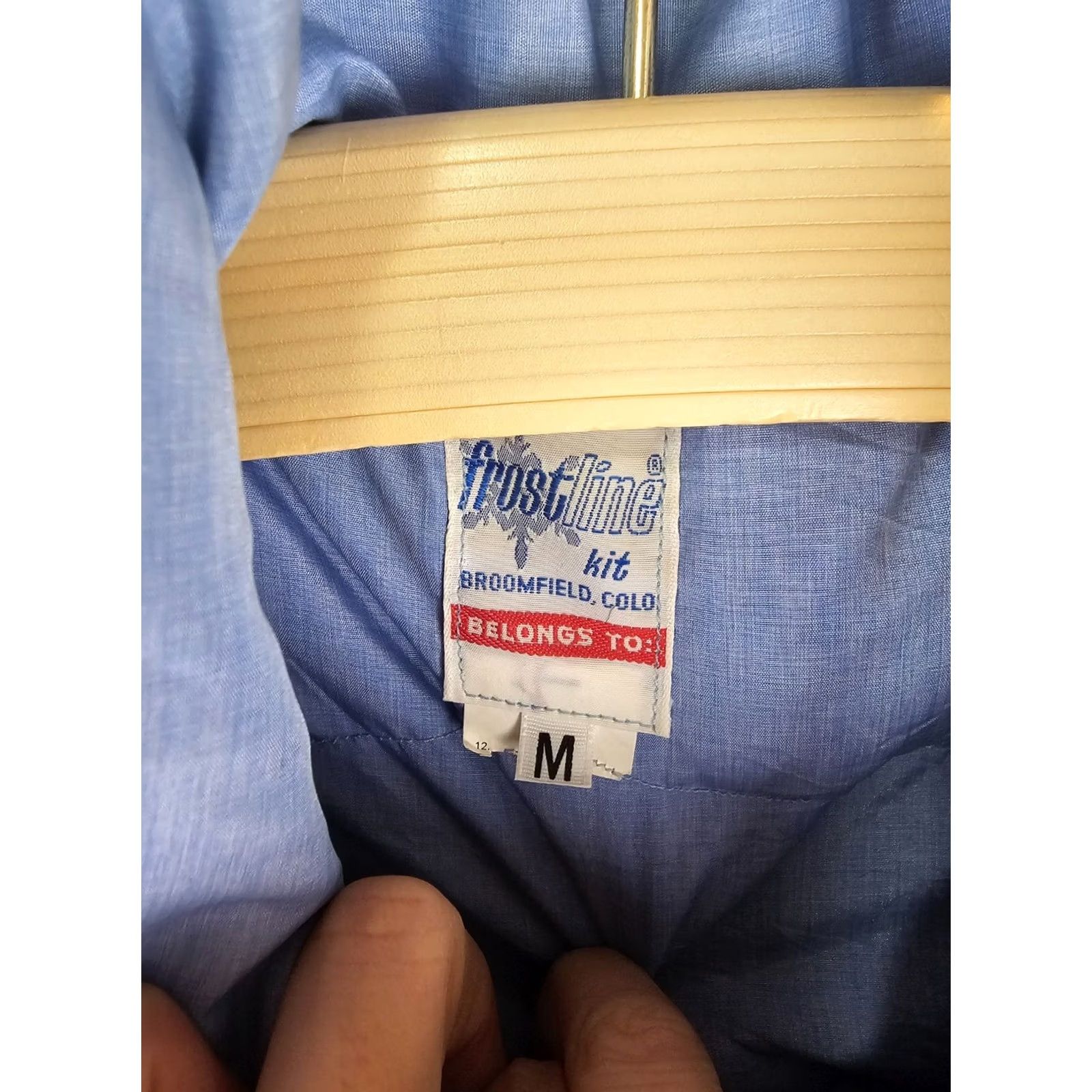 Vintage VINTAGE FROSTLINE DOWN VEST SKY BLUE 80'S MEDIUM WOMEN'S SZ M Puffer Jacket Shirt Size M / US 6-8 / IT 42-44 - 2 Thumbnail