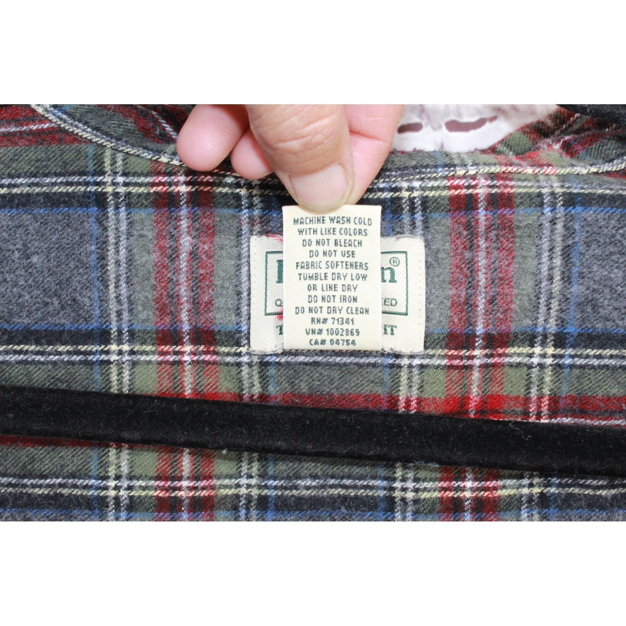 L.L. Bean LL Bean Men's Scotch Plaid Flannel Shirt Traditional Fit Size US XL / EU 56 / 4 - 4 Thumbnail