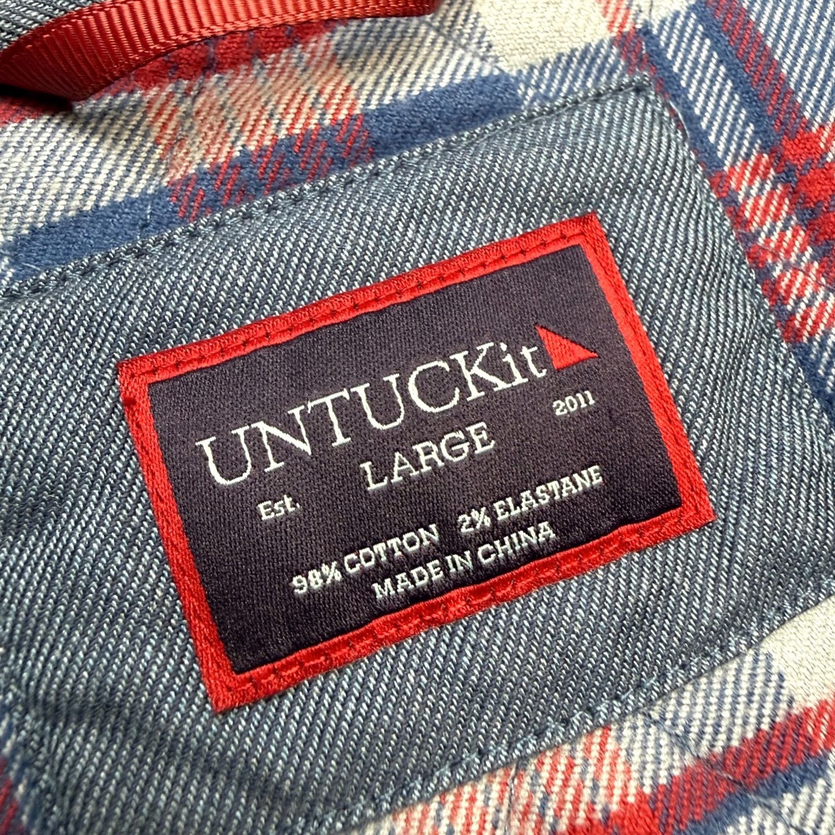 UNTUCKit UNTUCKit Shirt Jacket Men L Blue Quilted Lined Shacket Pockets Button-Up Casual Workwear Coupon Ziata Size US L / EU 52-54 / 3 - 6 Thumbnail
