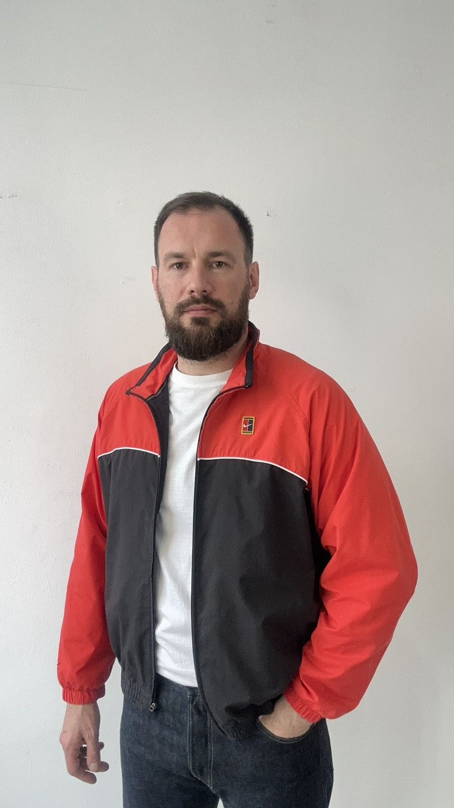 Nike Vintage Nike Court Challenge Court Windbreaker Jacket M Y2K Size US M / EU 48-50 / 2 - 3 Thumbnail