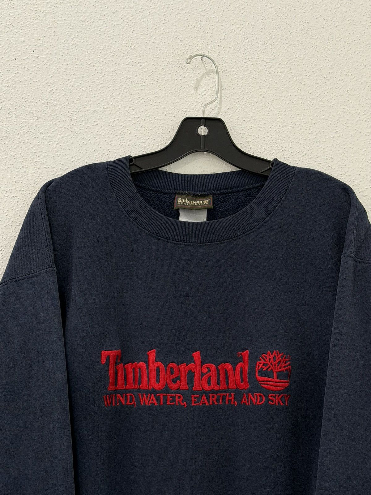 Supreme × Timberland Vintage 90s Timberland Weather Gear Embroidered Crewneck L Size US L / EU 52-54 / 3 - 3 Thumbnail