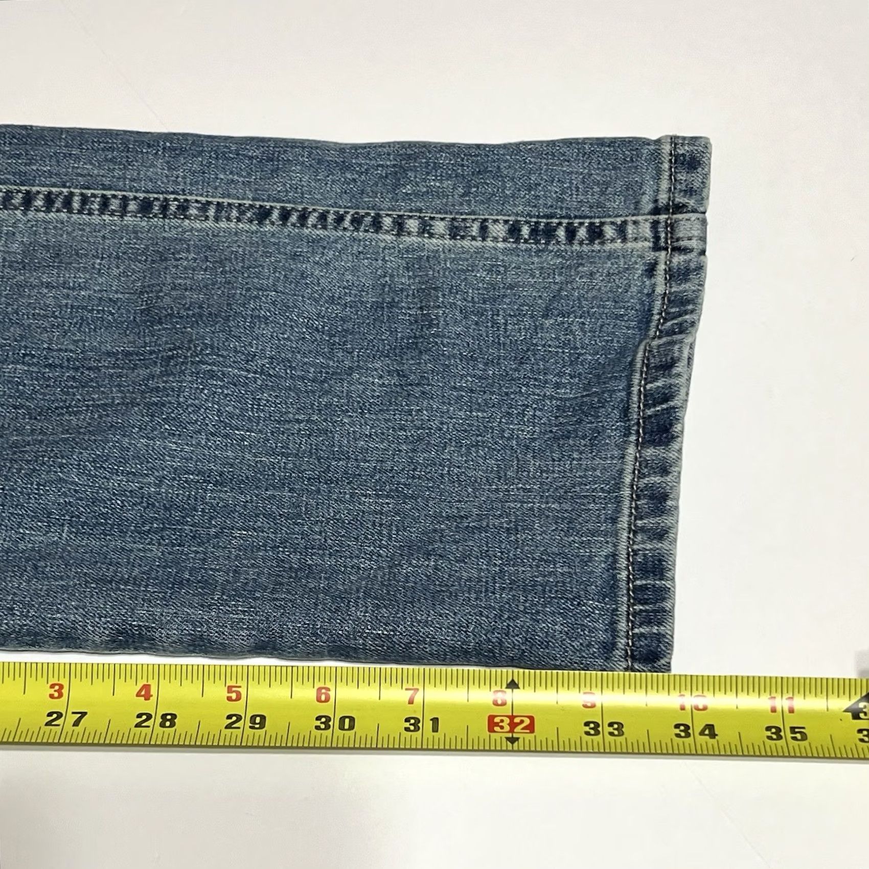 Wrangler Wrangler Retro Slim Straight Jeans Mens 30x34 Blue Denim Stretch Size US 30 / EU 46 - 6 Thumbnail