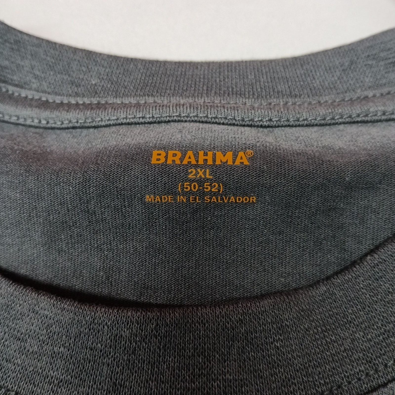 Other 2 Brahma Core Work T-Shirt 2XL 50-52 Gray, Black Pocket Tee Size US XXL / EU 58 / 5 - 5 Thumbnail