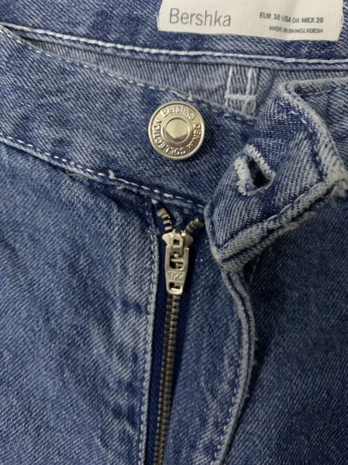 Bershka Vintage Bershka High Waist Baggy Wide Leg Cargo Jeans Size US 30 / EU 46 - 5 Thumbnail
