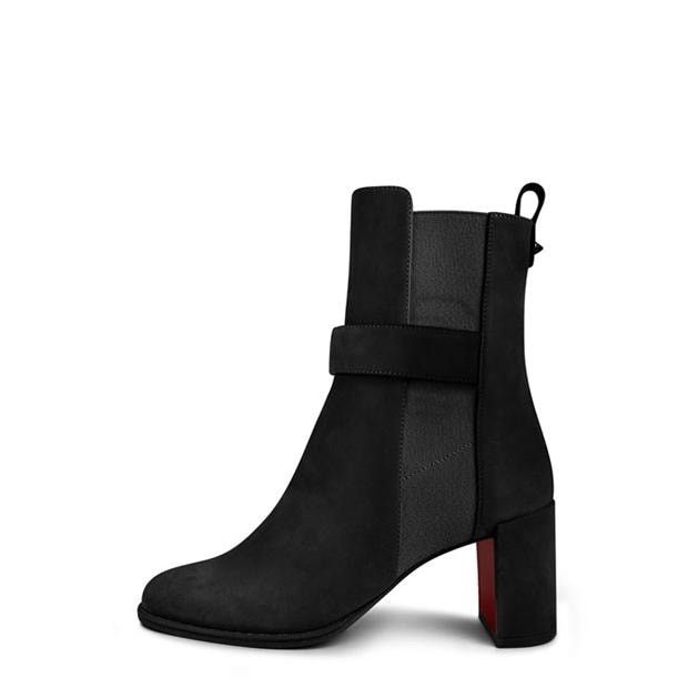 Christian Louboutin Cl Chelsea Booty 70mm Low Boots Size US 8.5 / IT 38.5 - 3 Thumbnail