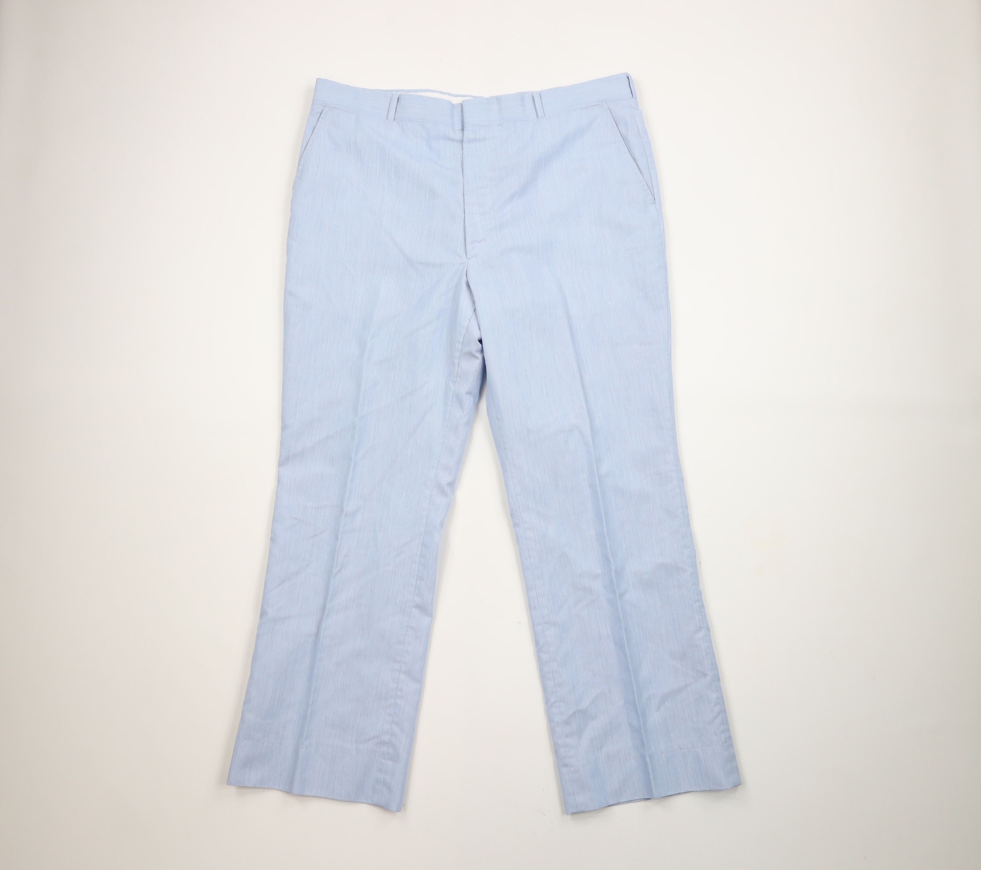 Vintage Vintage 70s Streetwear Wide Leg Bell Bottoms Chino Pants USA Size US 36 / EU 52 - 1 Thumbnail