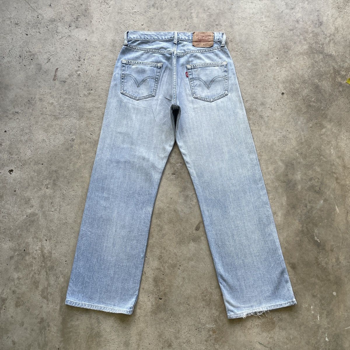 Levi's Vintage Levi’s 534 LightWash Faded Jeans Distressed Pants Size US 30 / EU 46 - 12 Thumbnail