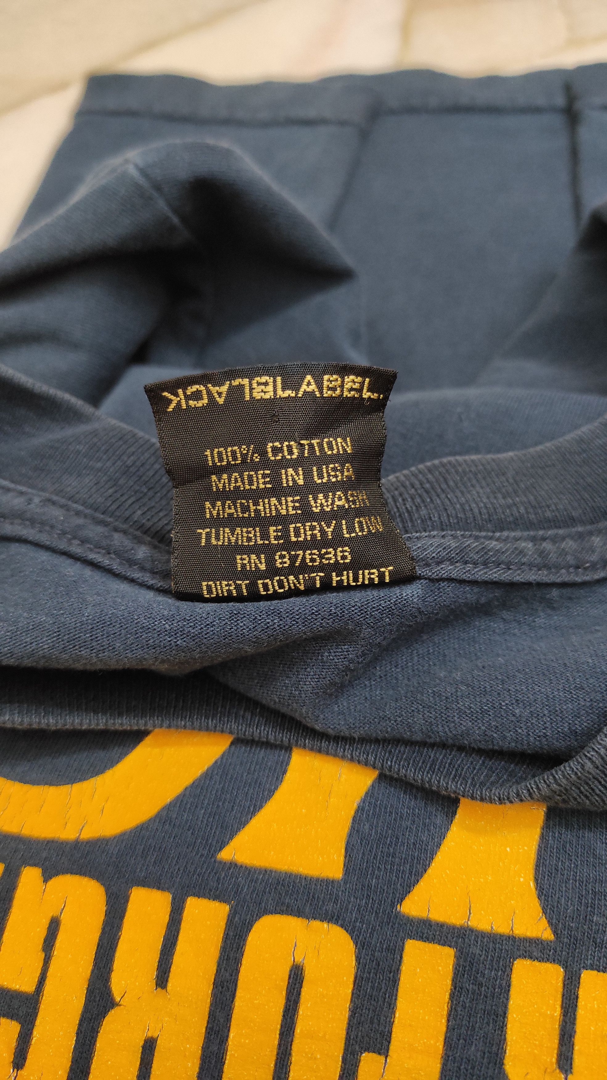 Black Label Vintage 90's BLACK LABEL SKATEBOARD LOGO'S PROMO TEE Size US L / EU 52-54 / 3 - 5 Thumbnail