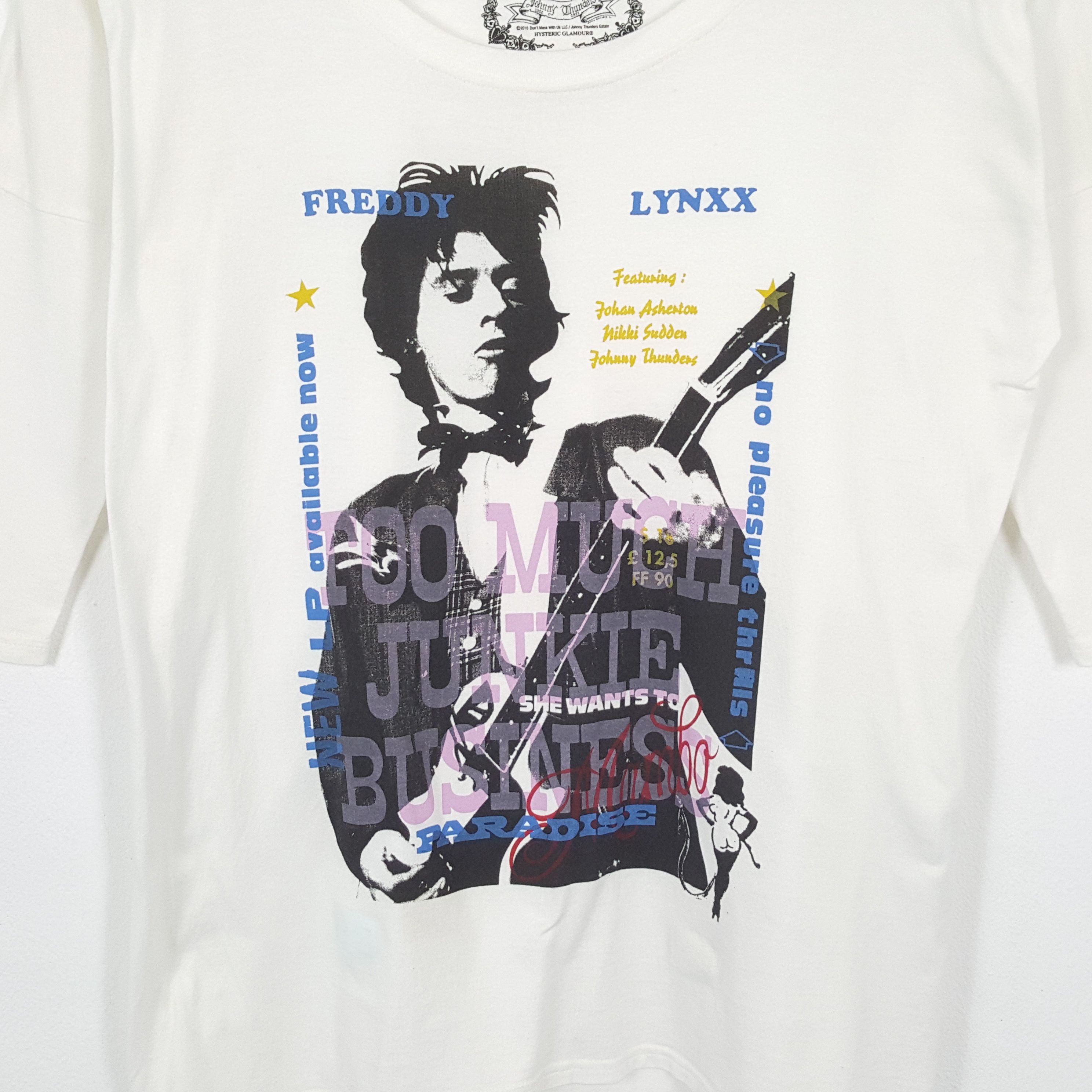 Hysteric Glamour × Japanese Brand × Vintage HYSTERIC GLAMOUR x FREDDY LYNXX Fashion Style Tshirt Size XL / US 12-14 / IT 48-50 - 2 Thumbnail