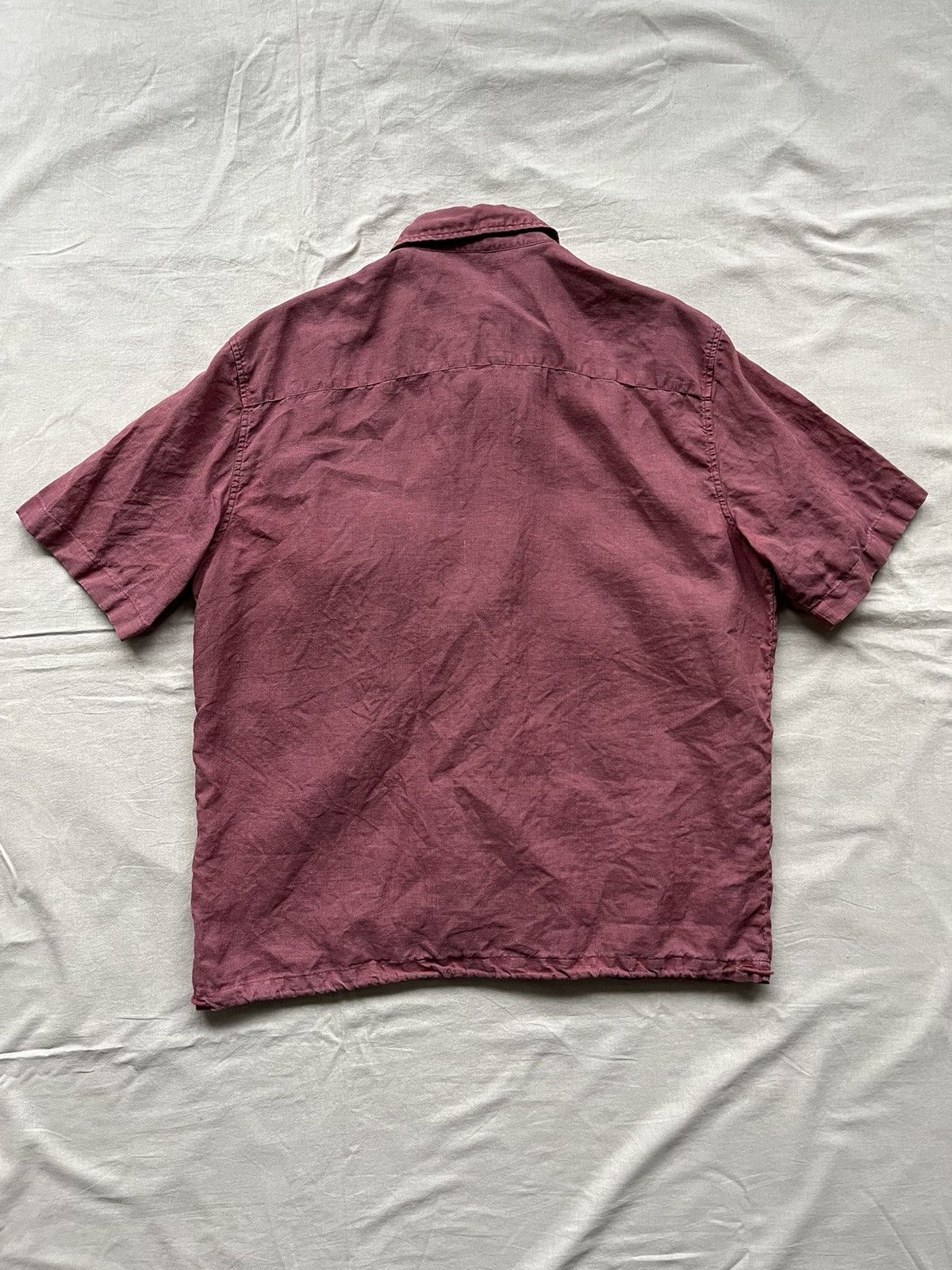 Marithe + Francois Girbaud Marithé + François Girbaud Linen Zip Shirt Size US L / EU 52-54 / 3 - 5 Thumbnail