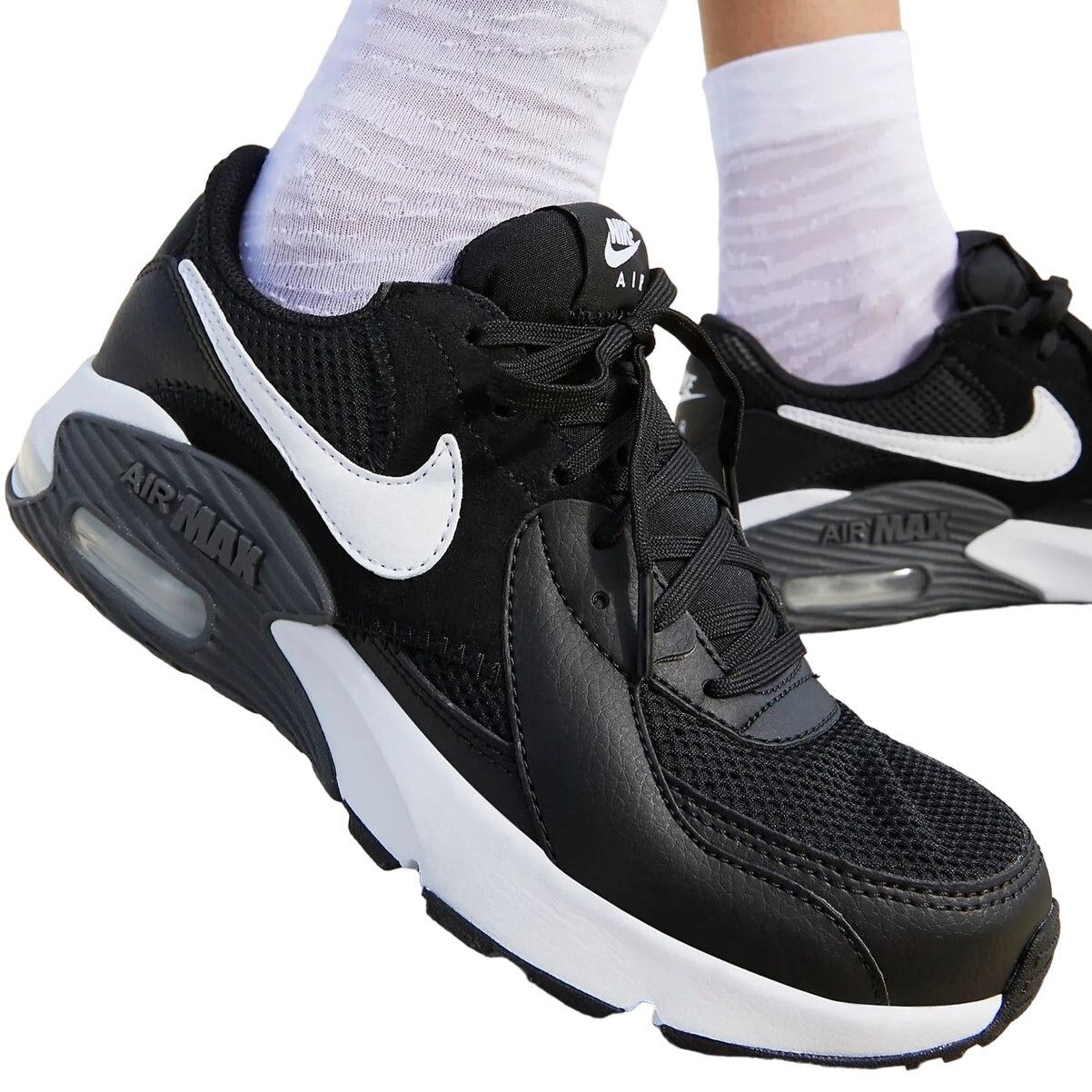 Nike Nike Air Max Excee Athletic Shoes Versatile Black White 7 Size US 7 / IT 37 - 1 Thumbnail