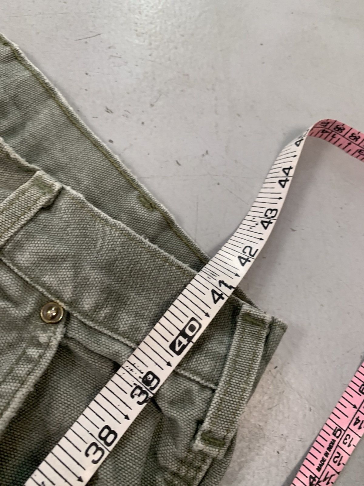 Carhartt Vintage Carhartt B136 moss double knee workwear Size US 32 / EU 48 - 13 Thumbnail