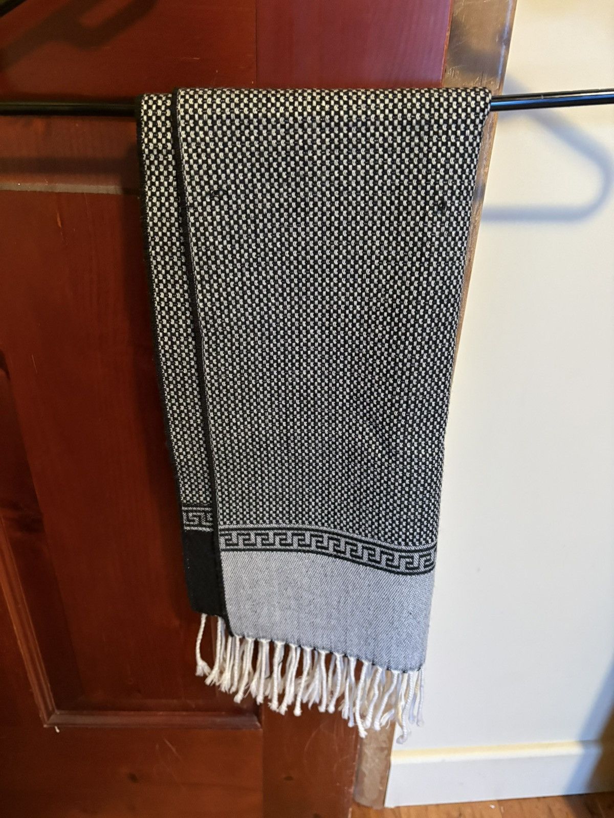 Versace Vintage Versace Wool Scarf Size ONE SIZE - 1 Thumbnail