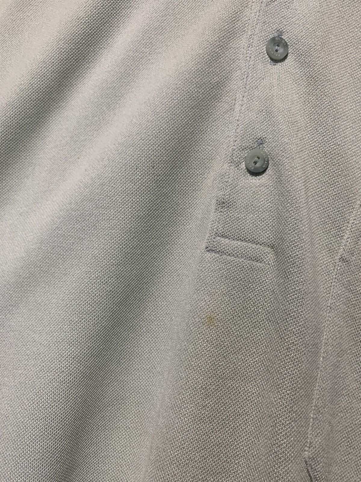 Balmain 2000s Balmain Paris spell out polo shirt rugby Size US L / EU 52-54 / 3 - 6 Thumbnail