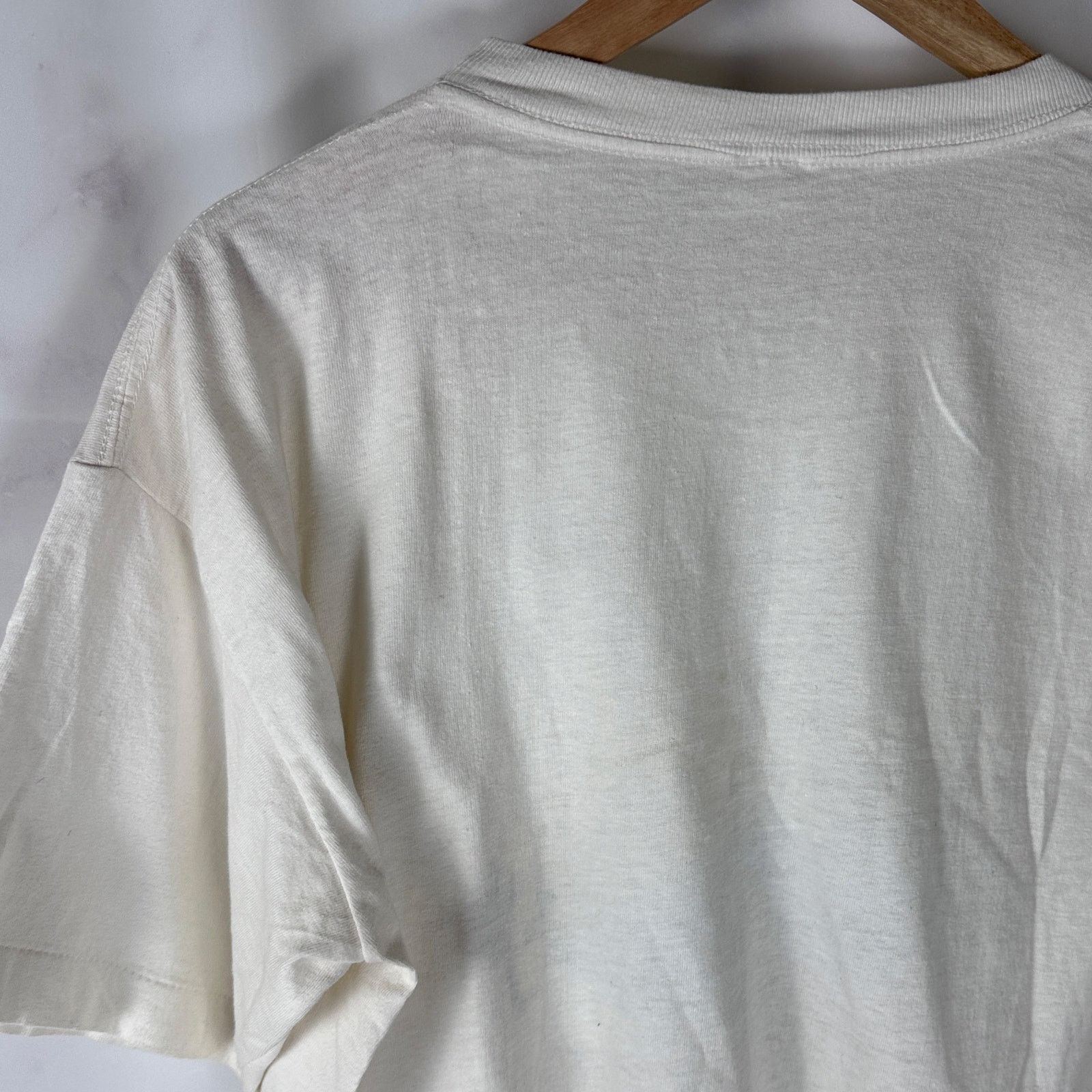 Vintage Flashdancers New York 80s White Graphic Tee Size US XL / EU 56 / 4 - 6 Thumbnail