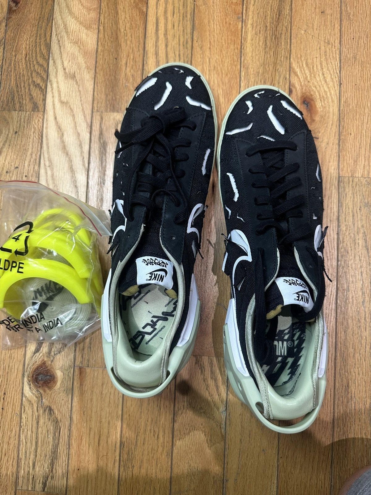 Nike Nike Blazer Low x Acronym Black Olive Visit - Aura Size NEW Size US 13 / EU 46 - 7 Thumbnail