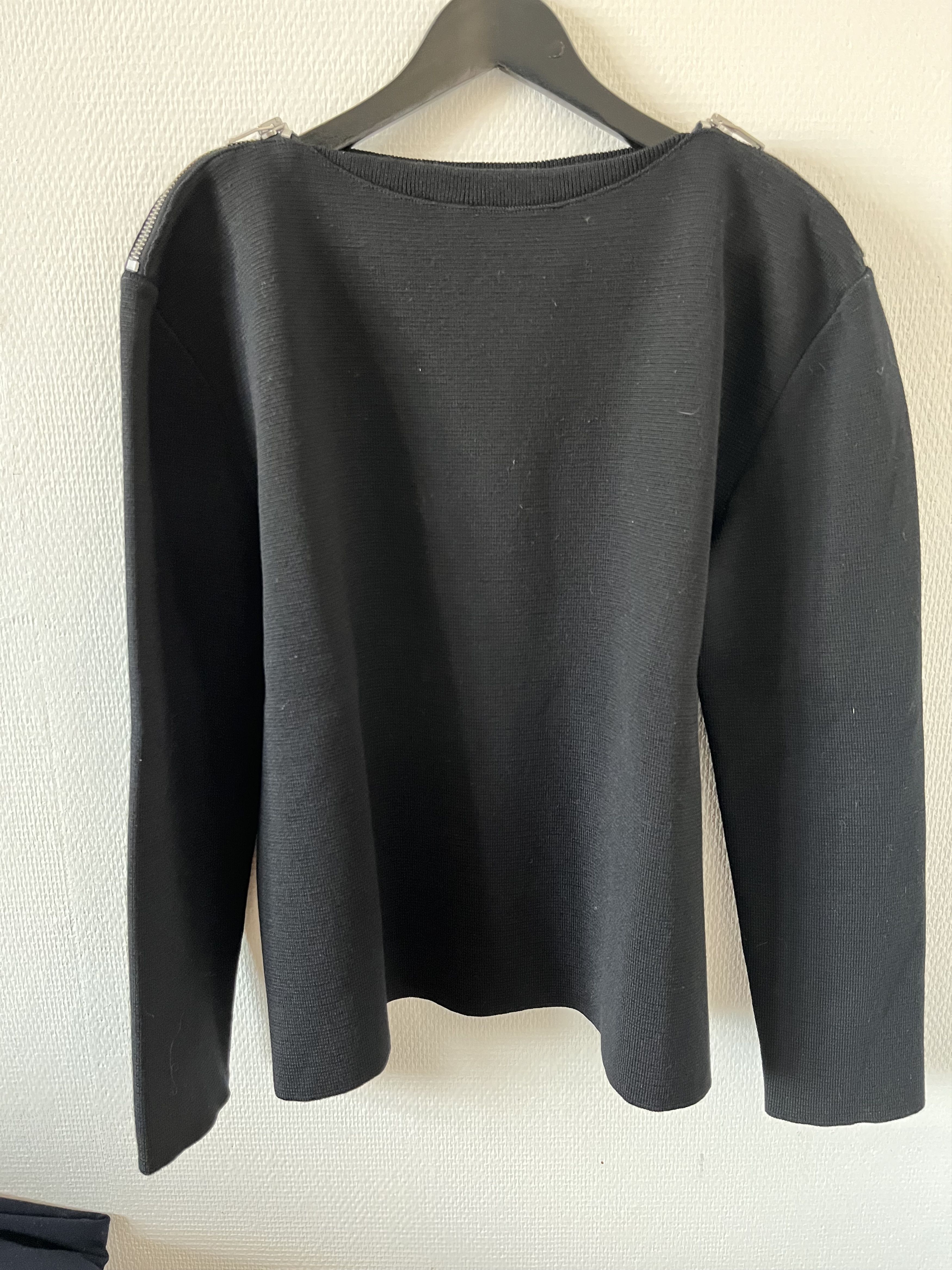 Saint Laurent Paris Saint Laurent Hedi Slimane Zip Shoulder Sweater Size US M / EU 48-50 / 2 - 2 Thumbnail
