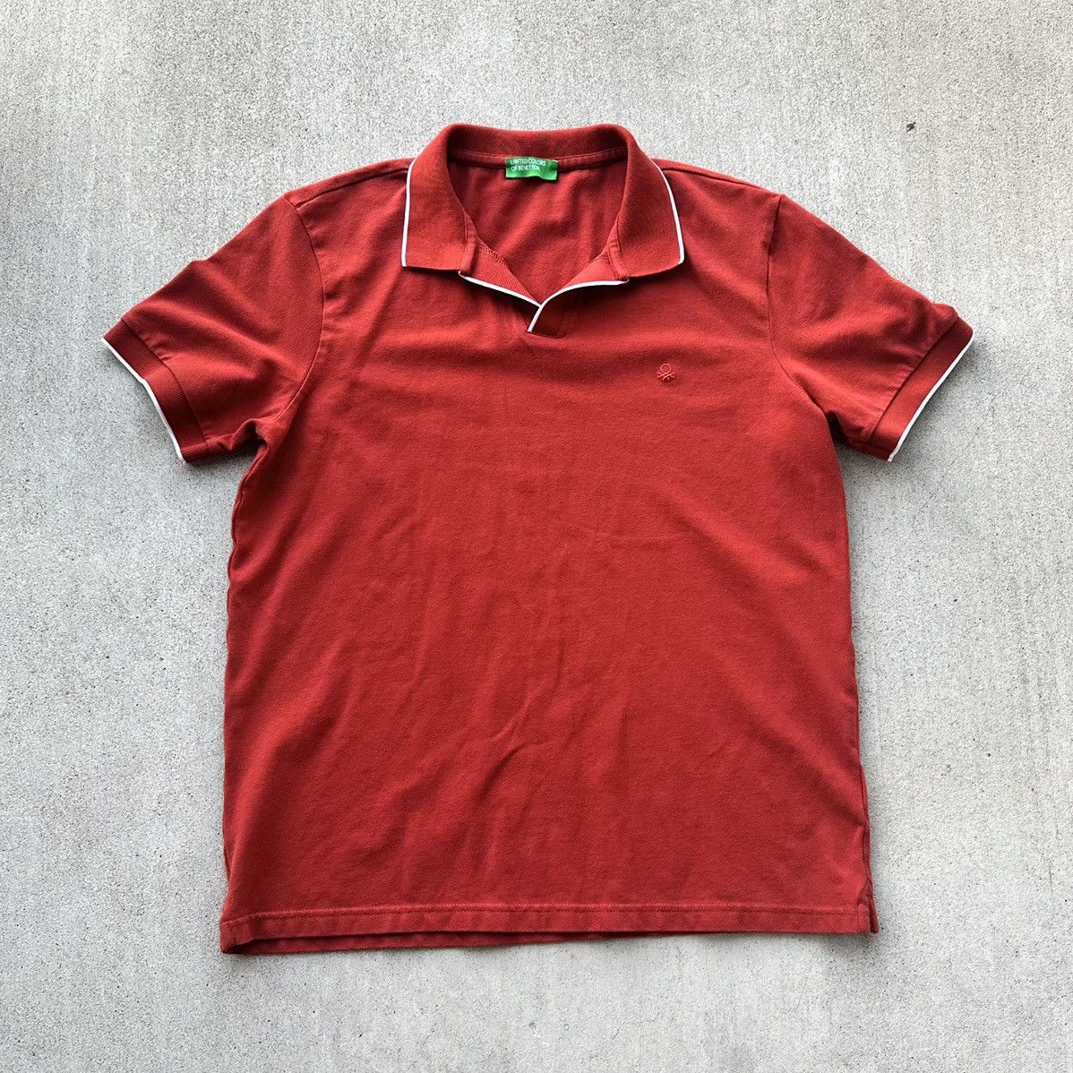 United Colors Of Benetton United Colors Of Benetton Polo Shirt Men Size Large Cognac Size US L / EU 52-54 / 3 - 1 Thumbnail