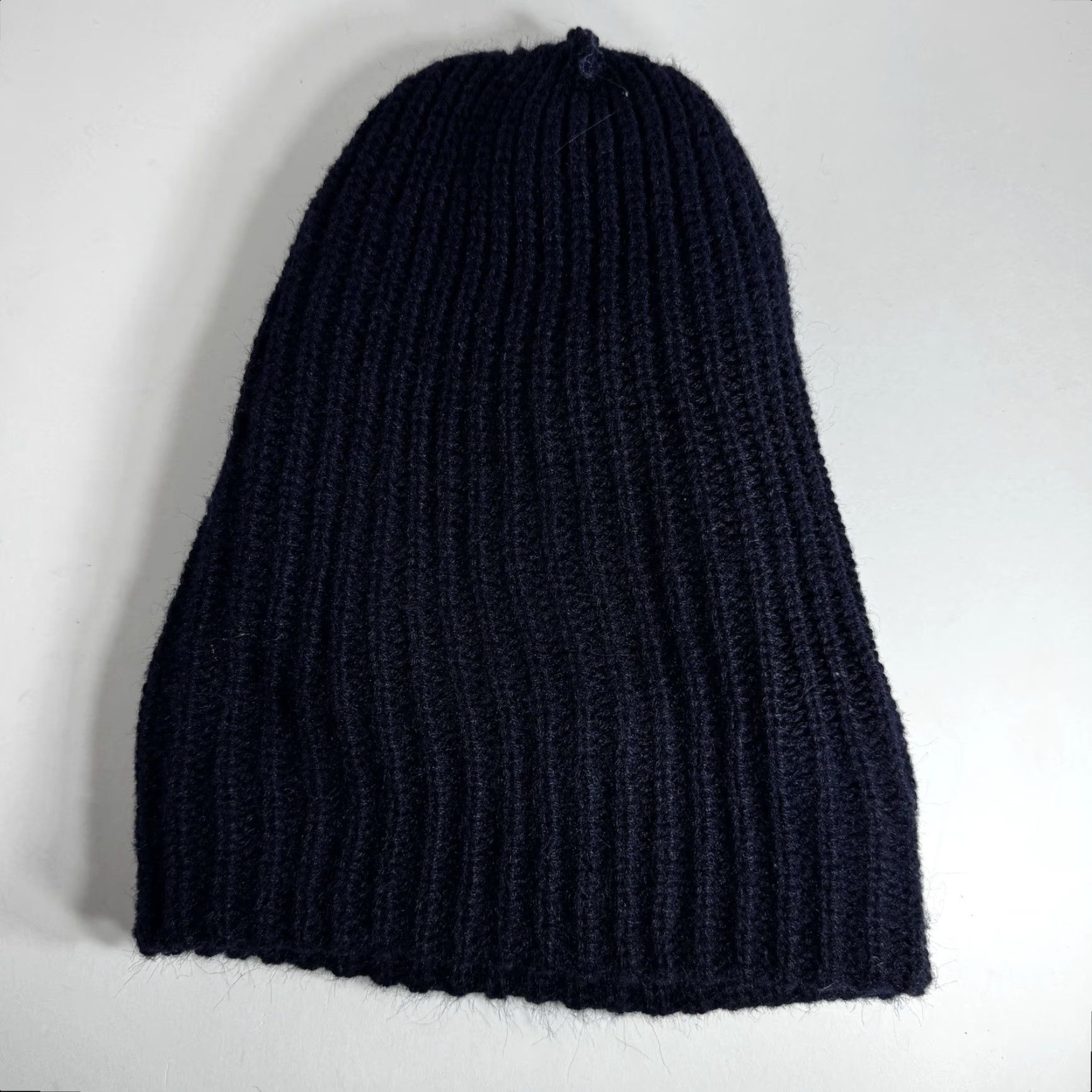 Vintage VINTAGE Chevrolet Beanie Hat Patch Dark Navy Blue 80’s Knit Winter Beanie Men One Size Blue Knit Winter 80s Mens Size ONE SIZE - 4 Thumbnail