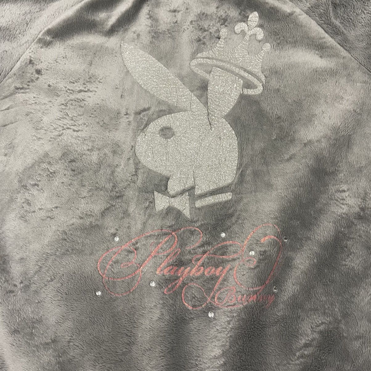 Playboy Vintage Playboy Bunny Fleece Hoodie Jacket Size M / US 6-8 / IT 42-44 - 10 Thumbnail