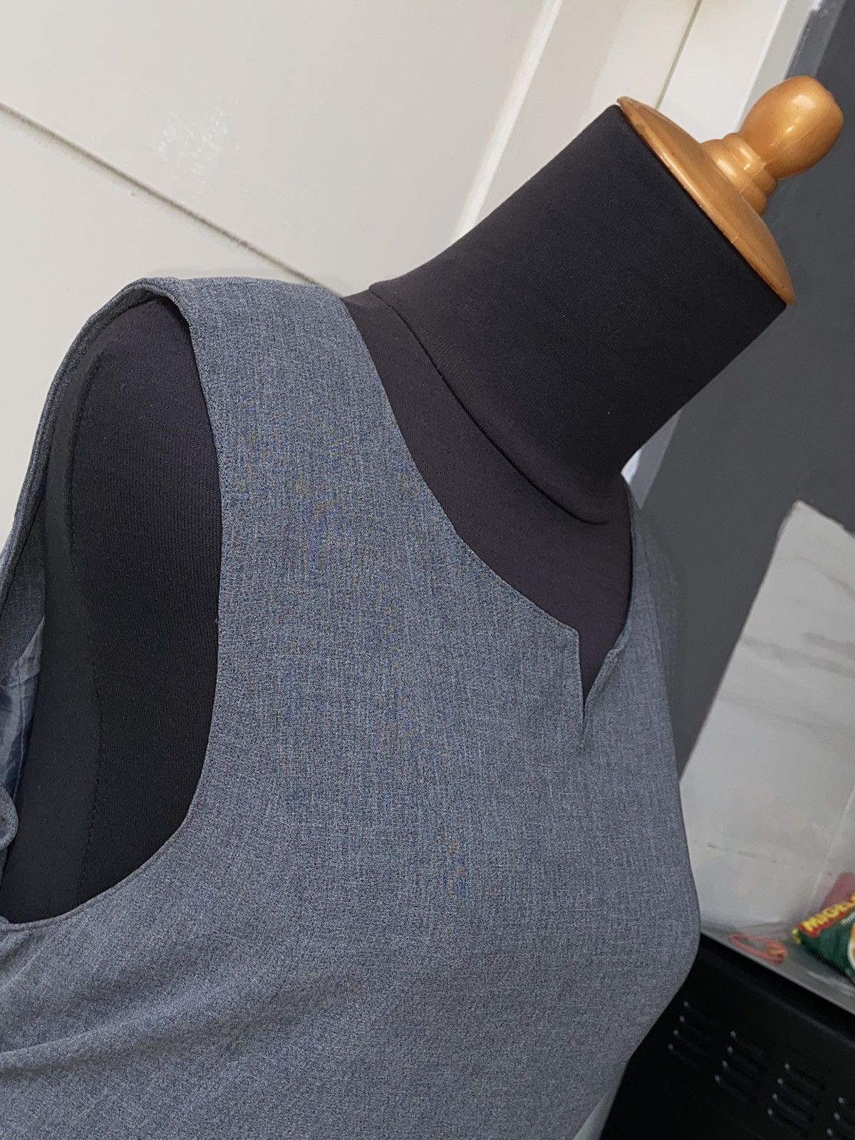 Balmain BALMAIN Grey Dress Size S / US 4 / IT 40 - 18 Thumbnail