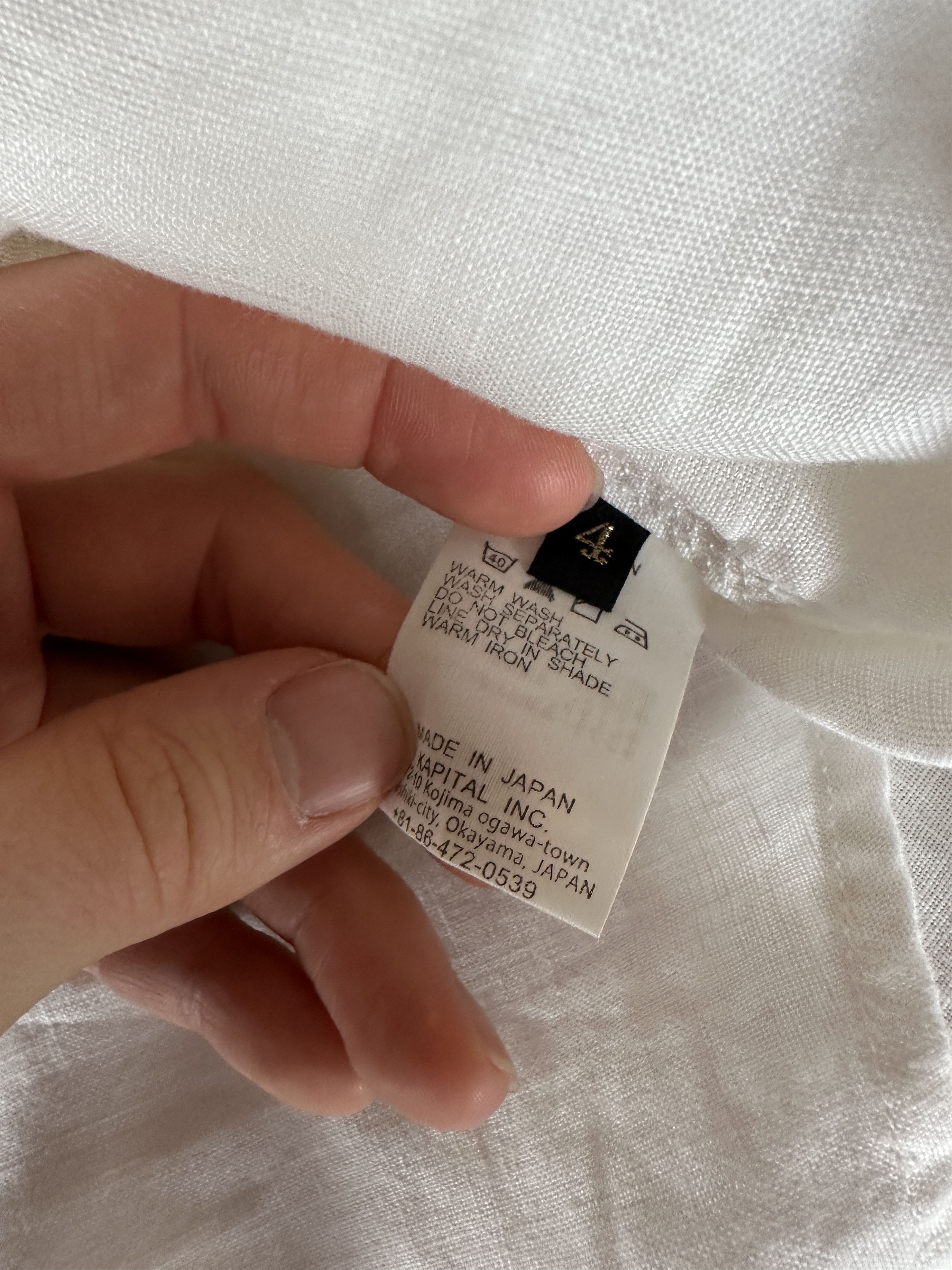 Kapital Kapital Multi Media Linen Shirt Size US L / EU 52-54 / 3 - 6 Thumbnail
