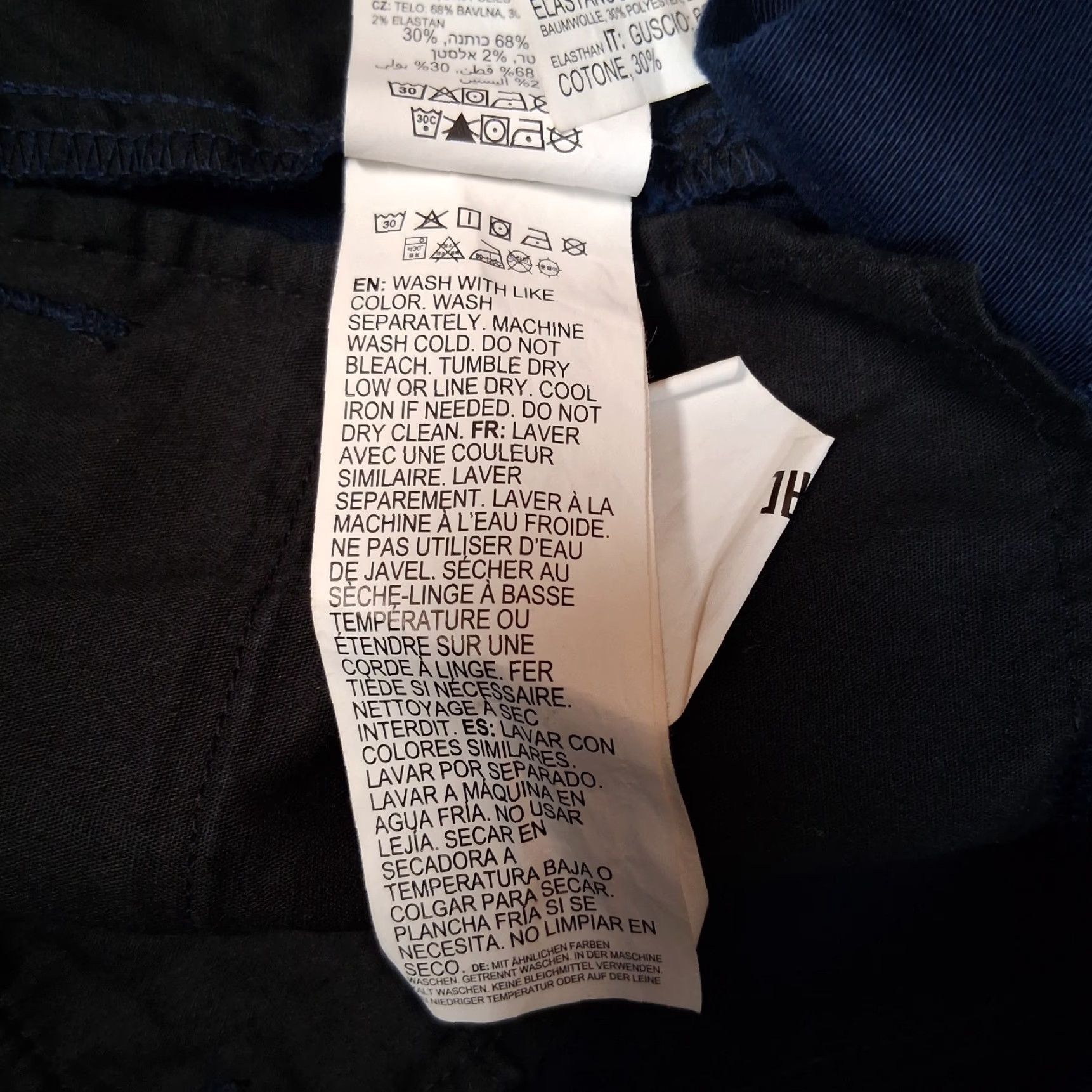 RVCA RVCA Shorts Men 28 Week End Fit Classic Navy Blue Twill Flat Front Size US 28 / EU 44 - 7 Thumbnail