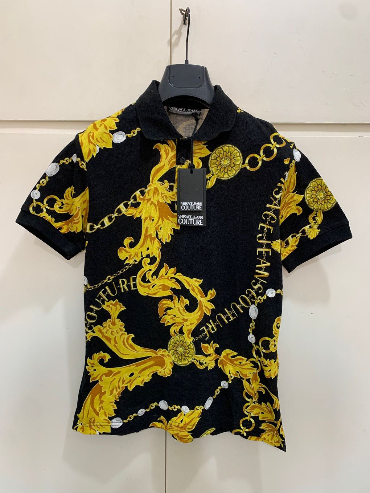 Versace Jeans Couture Print Chain Polo Couture Versace Jeans Culture size S new Size US S / EU 44-46 / 1 - 2 Thumbnail