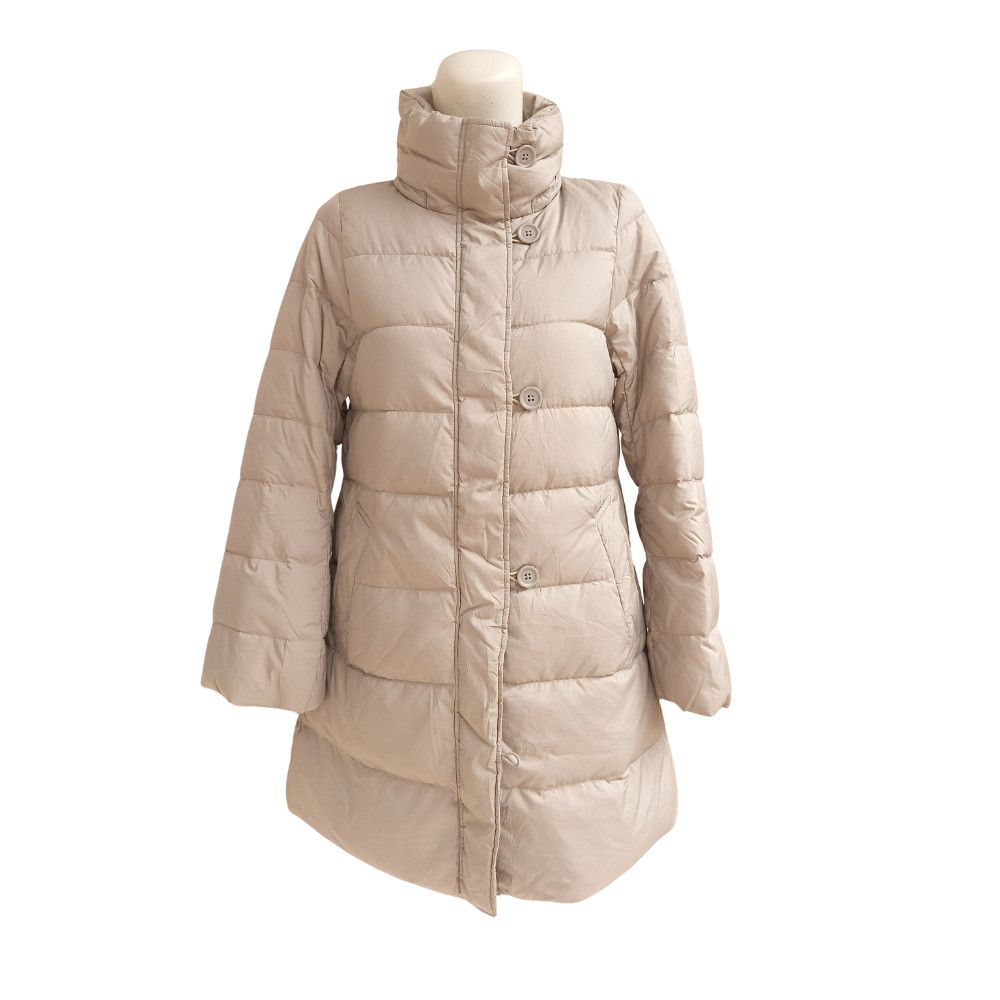 Uniqlo UNIQLO Beige Down Puffer Coat Size S / US 4 / IT 40 - 3 Thumbnail