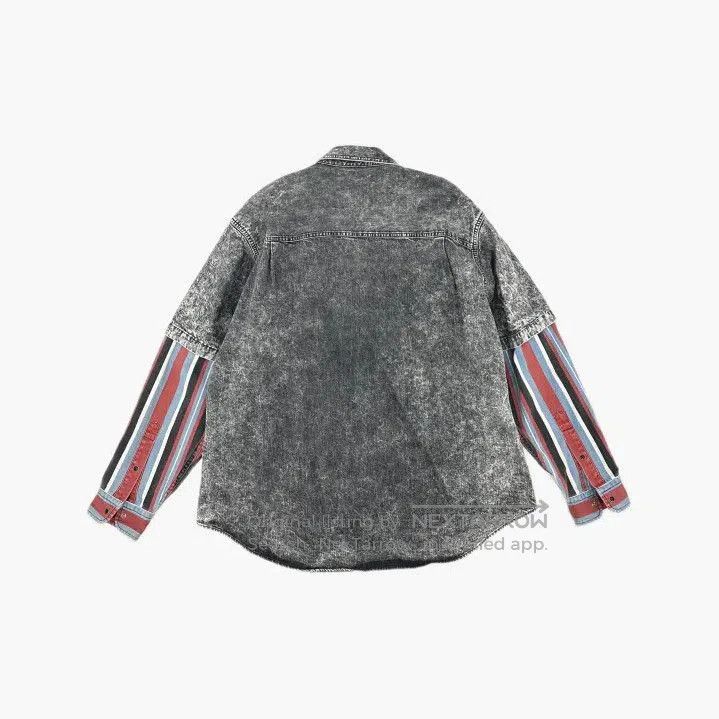 Balenciaga Balenciaga Casual Fashion Hybrid Shirt Jacket. Size US M / EU 48-50 / 2 - 3 Thumbnail