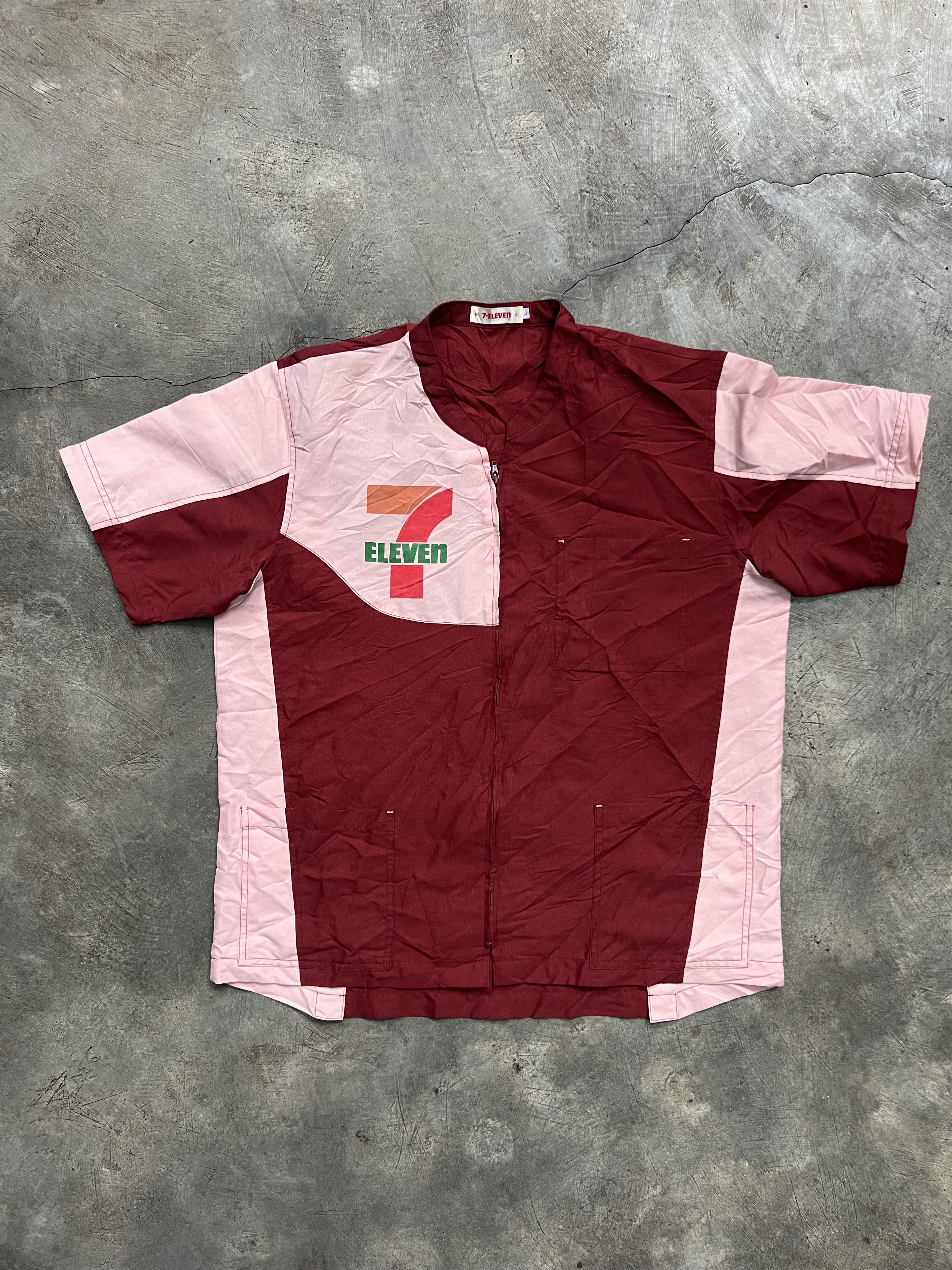 Japanese Brand vintage 7-eleven workshirt Size US XL / EU 56 / 4 - 1 Thumbnail
