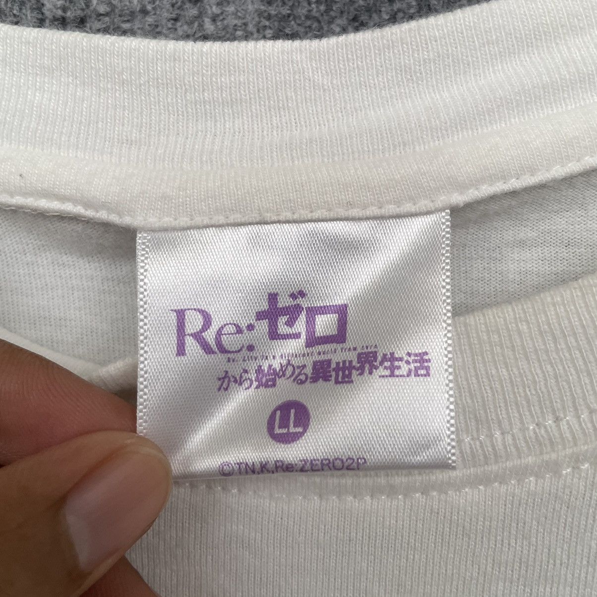 Anime × Japanese Brand × Vintage Y2K Re:Zero Re: Life In A Different World From Zero Tee Size US M / EU 48-50 / 2 - 3 Thumbnail
