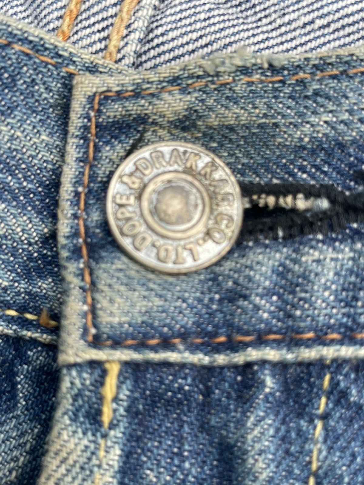 Japanese Brand Vintage Selvedge DopeDrakker Denim Size US 32 / EU 48 - 24 Thumbnail