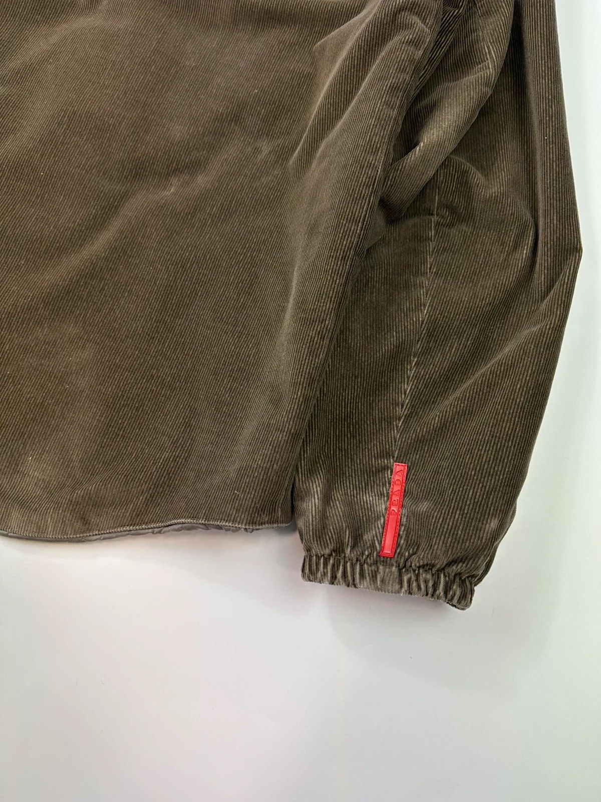Prada Prada Sport FW01-05 Khaki Brown Corduroy Padded Jacket Size US XL / EU 56 / 4 - 6 Thumbnail