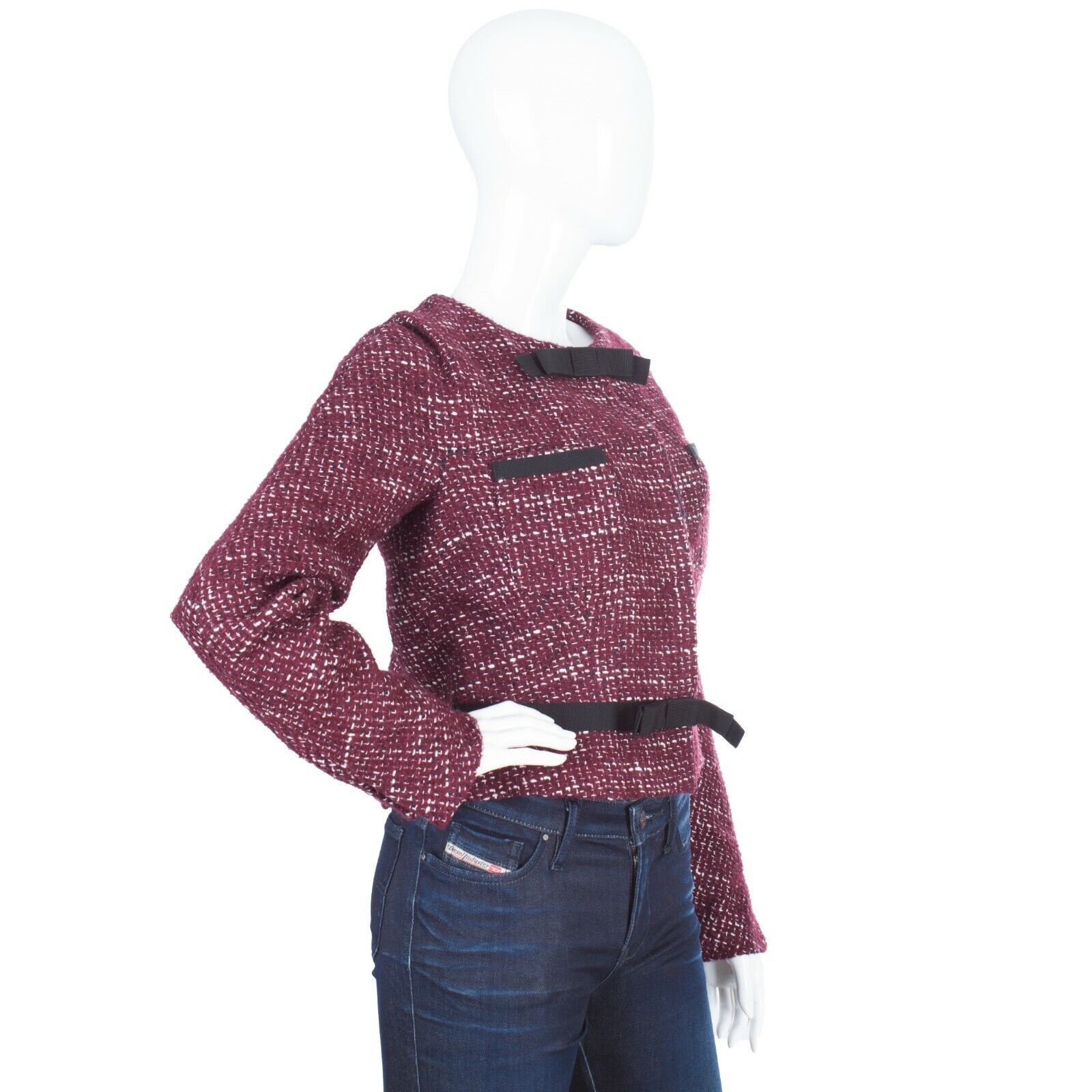 TWINSET Twin Set by Simona Barbieri Women's Jacket Blazer Size L / US 10 / IT 46 - 9 Thumbnail