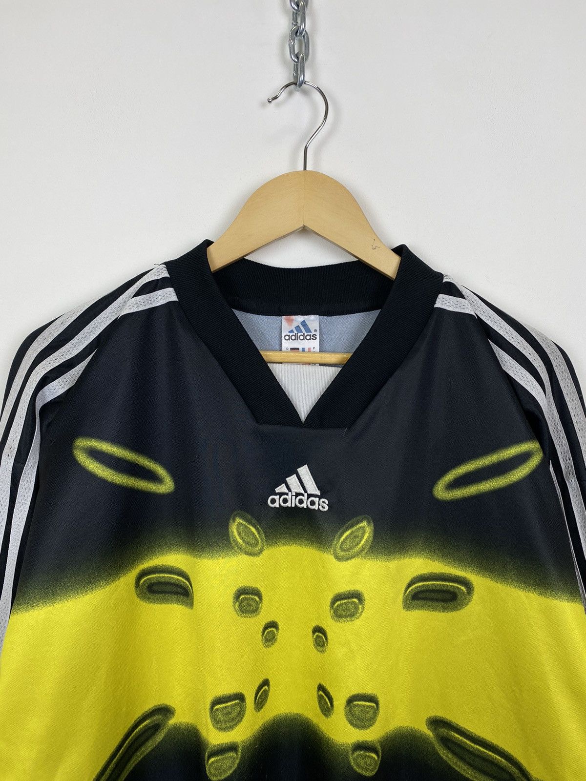Vintage Vintage 90’s Adidas Goalkeeper Soccer Jersey Football Shirt Size US XL / EU 56 / 4 - 2 Thumbnail