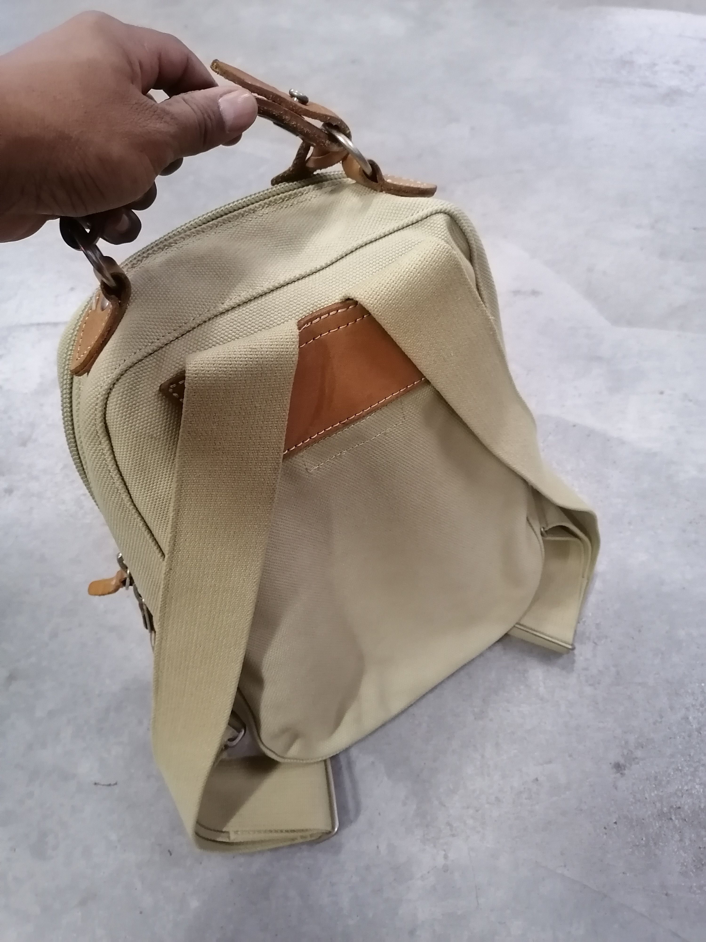 Japanese Brand × Porter Luggage Label Japan Yoshida & Co Heavy Cotton Bagpack Size ONE SIZE - 8 Thumbnail