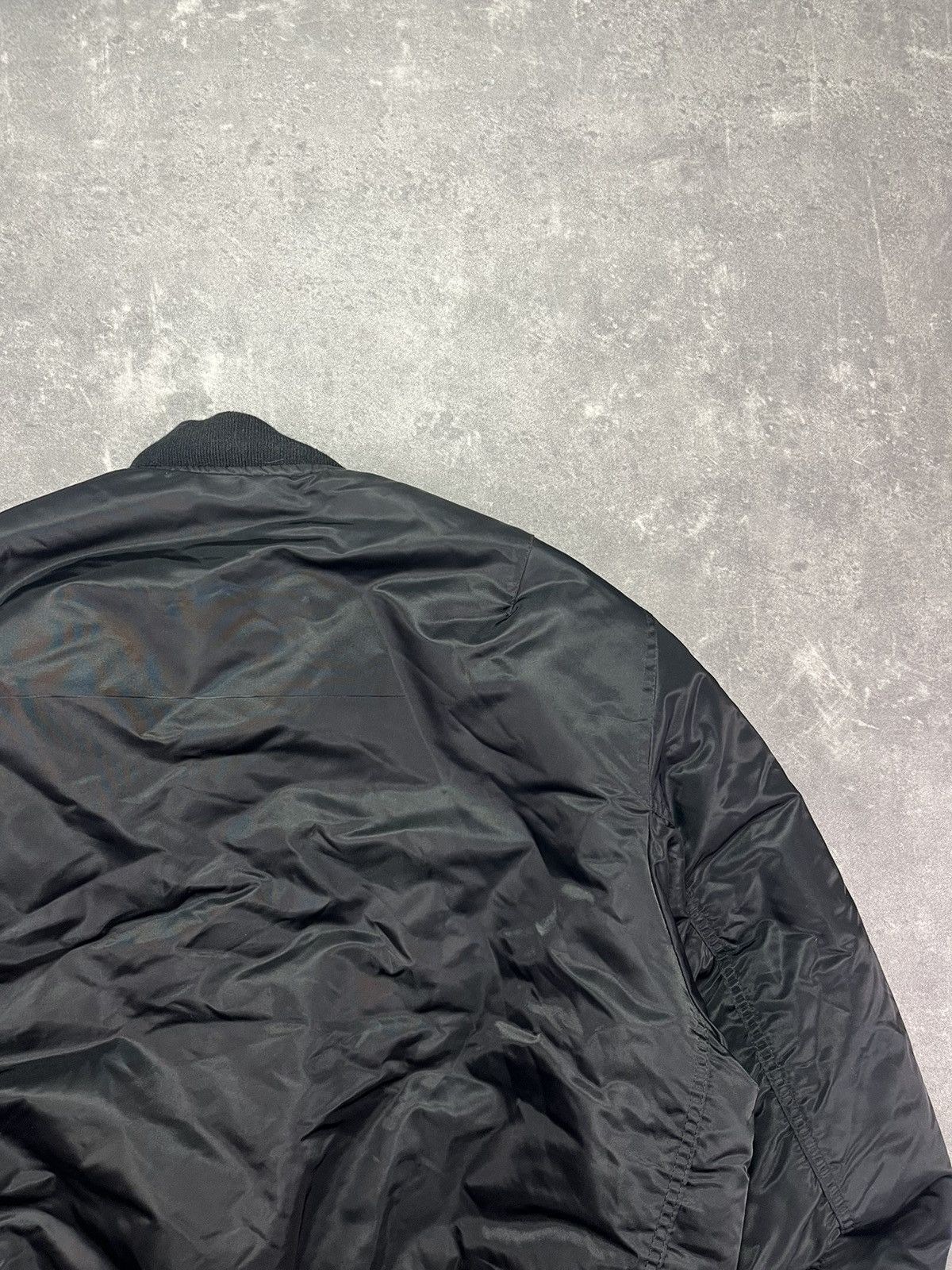 Japanese Brand Canyon Rock Vintage Black MA-1 Bomber Jacket XXL Baggy Size US XXL / EU 58 / 5 - 16 Thumbnail