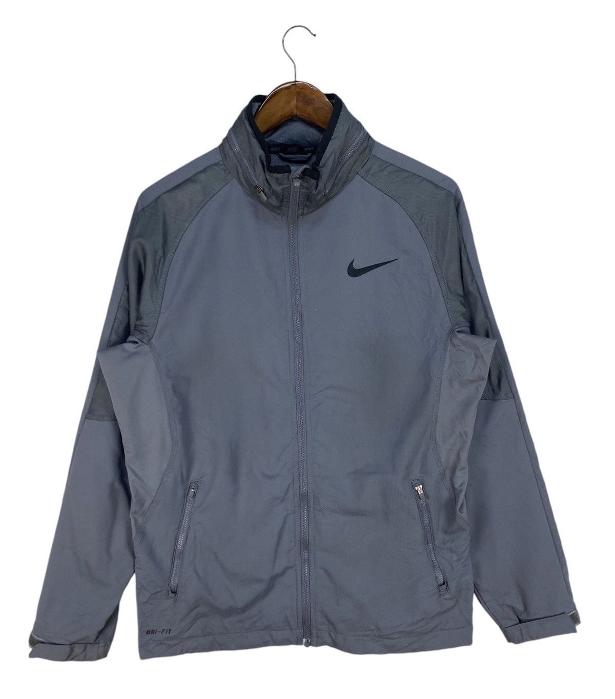 Nike × Vintage 💥RARE💥NIKE EMBROIDERY LOGO JACKET Size US L / EU 52-54 / 3 - 1 Thumbnail