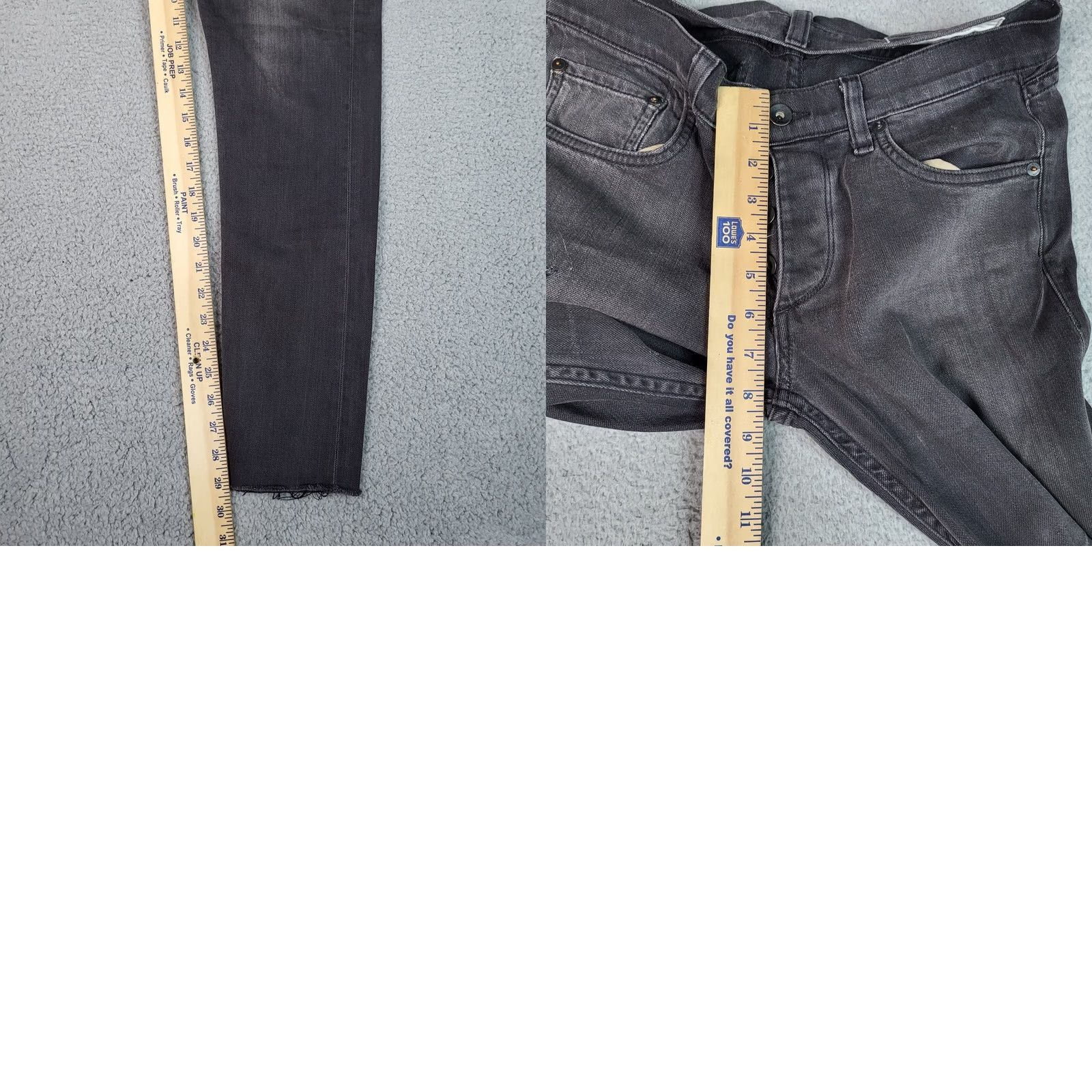 Rag & Bone Rag & bone Standard Issue Fit 1 Skinny Jeans Size 31 Gray Dark Denim Regular Mens Skinny 31 Knit Cotton Polyester Rayon Inseam 29 Baggy? Size US 31 - 8 Thumbnail