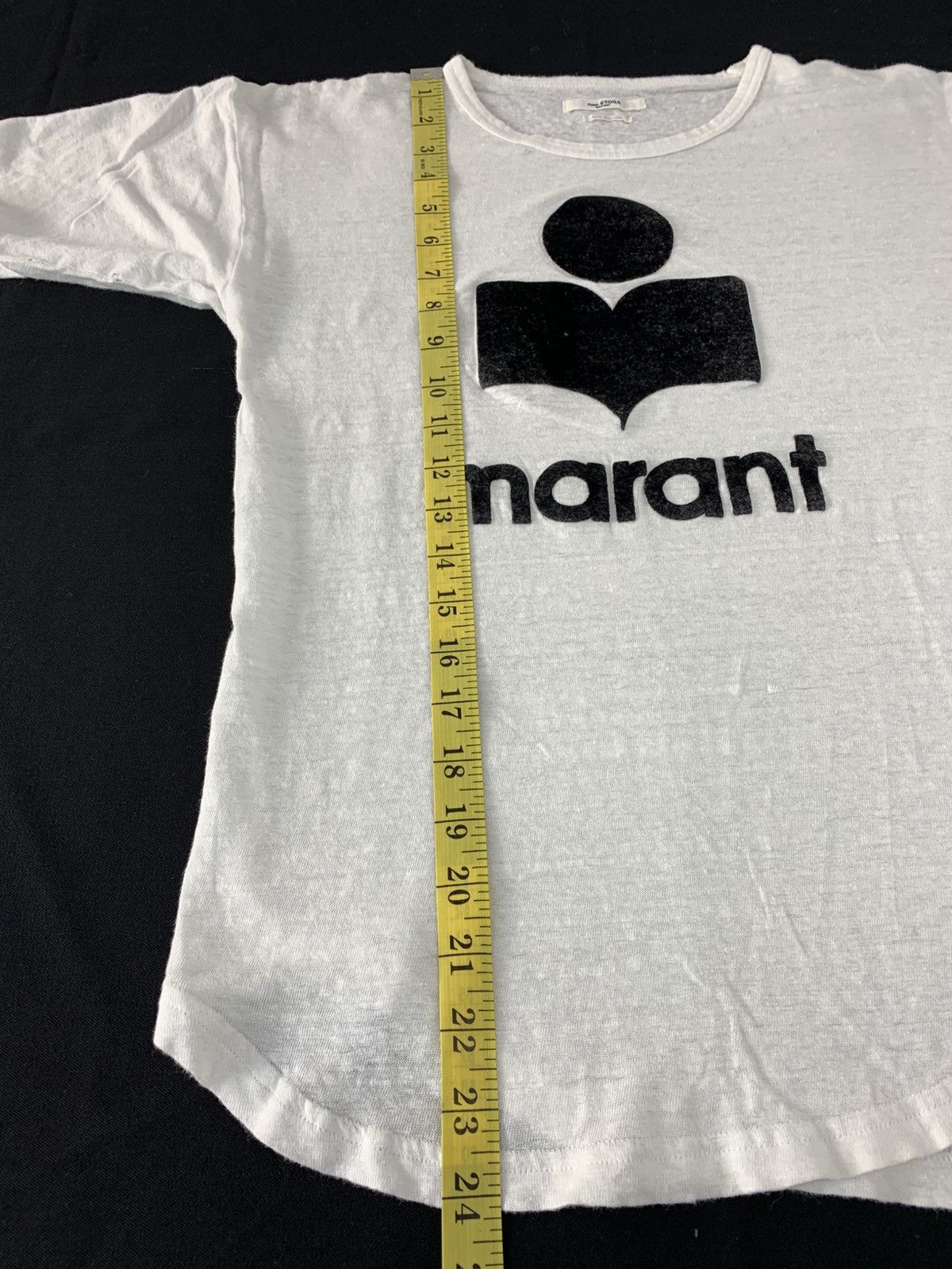 Isabel Marant Etoile Isabel Ètoile Marant Big Logo Spell Out Printed Tee T-shirt Size S / US 4 / IT 40 - 9 Thumbnail