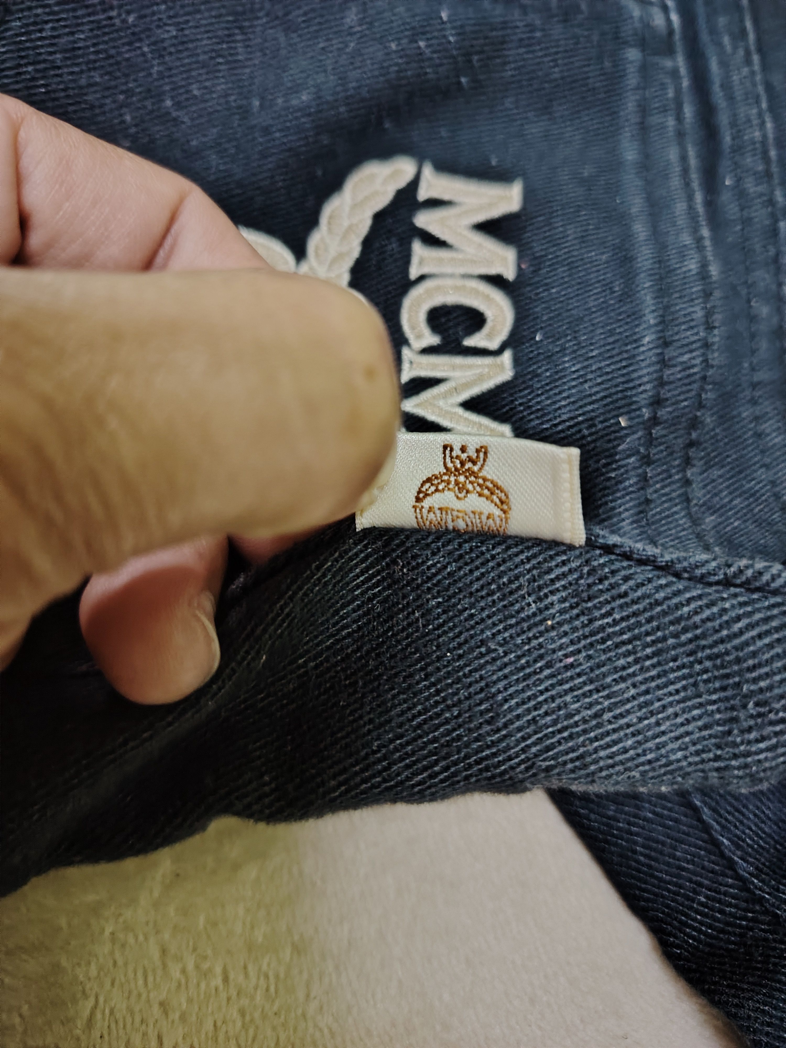 MCM × Vintage VINTAGE MCM LEGERE STRETCHABLE BLACK DENIM JEANS Size 29" - 8 Thumbnail